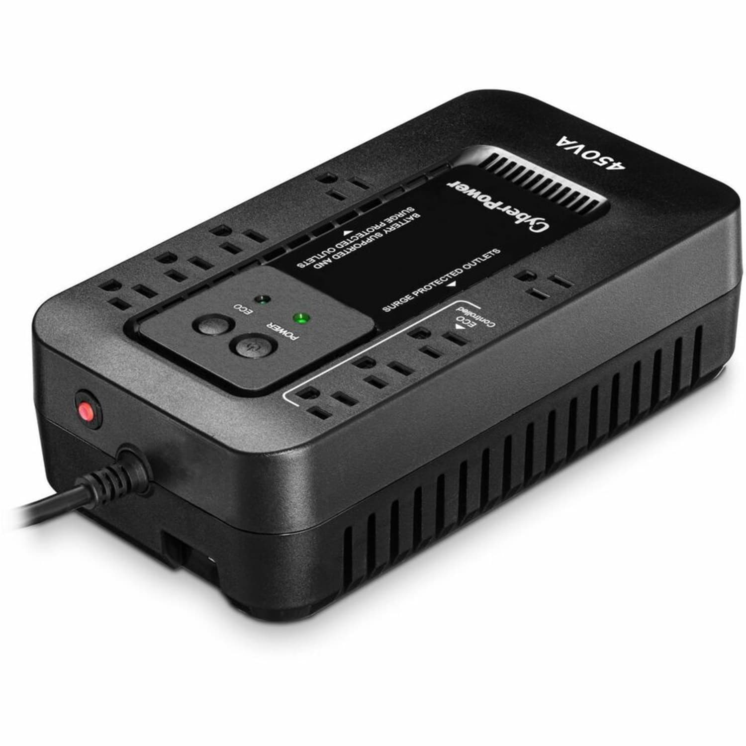 CyberPower EC450G Ecologic UPS Systems - 450VA/260W, 120 VAC, NEMA 5-15P, Compact, 8 Outlets, PowerPanel Personal, $100000 CEG, 3YR Warranty - Image 5