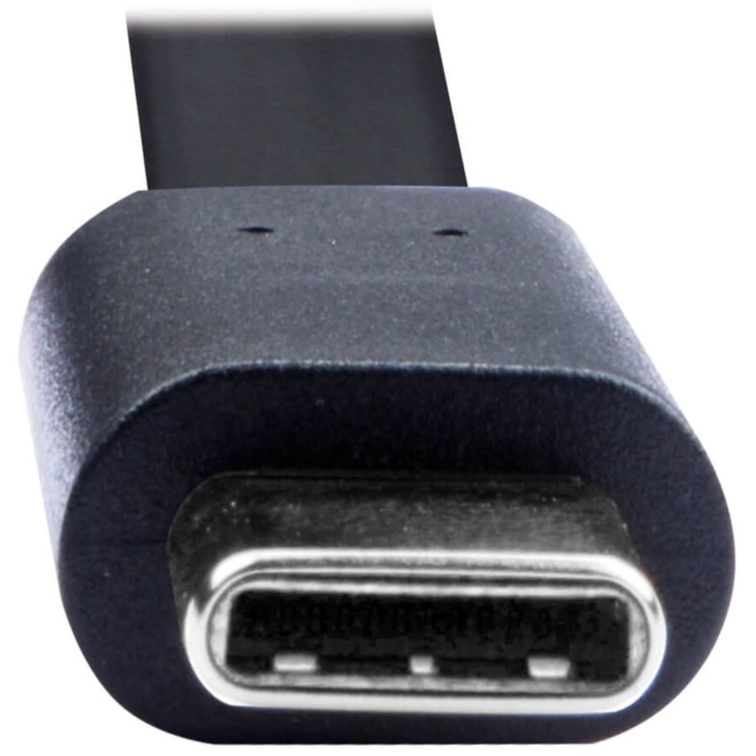 Tripp Lite USB-A to USB-C Flat Cable (M/M), Black, 3 ft. (0.9 m) - First End: 1x Type A Male USB - Second End: 1x Type C Male USB - U038003FL - Image 5