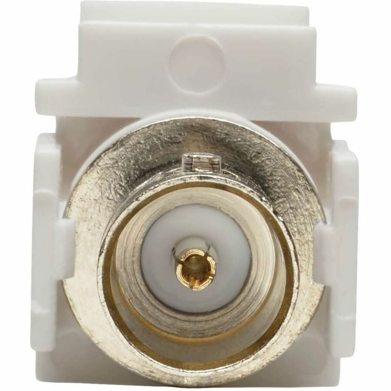 Eaton Tripp Lite Series BNC Keystone Panel Mount Coupler All-in-One Coaxial F/F 75 Ohms - Coaxial coupler - BNC female to BNC female - white - Image 3