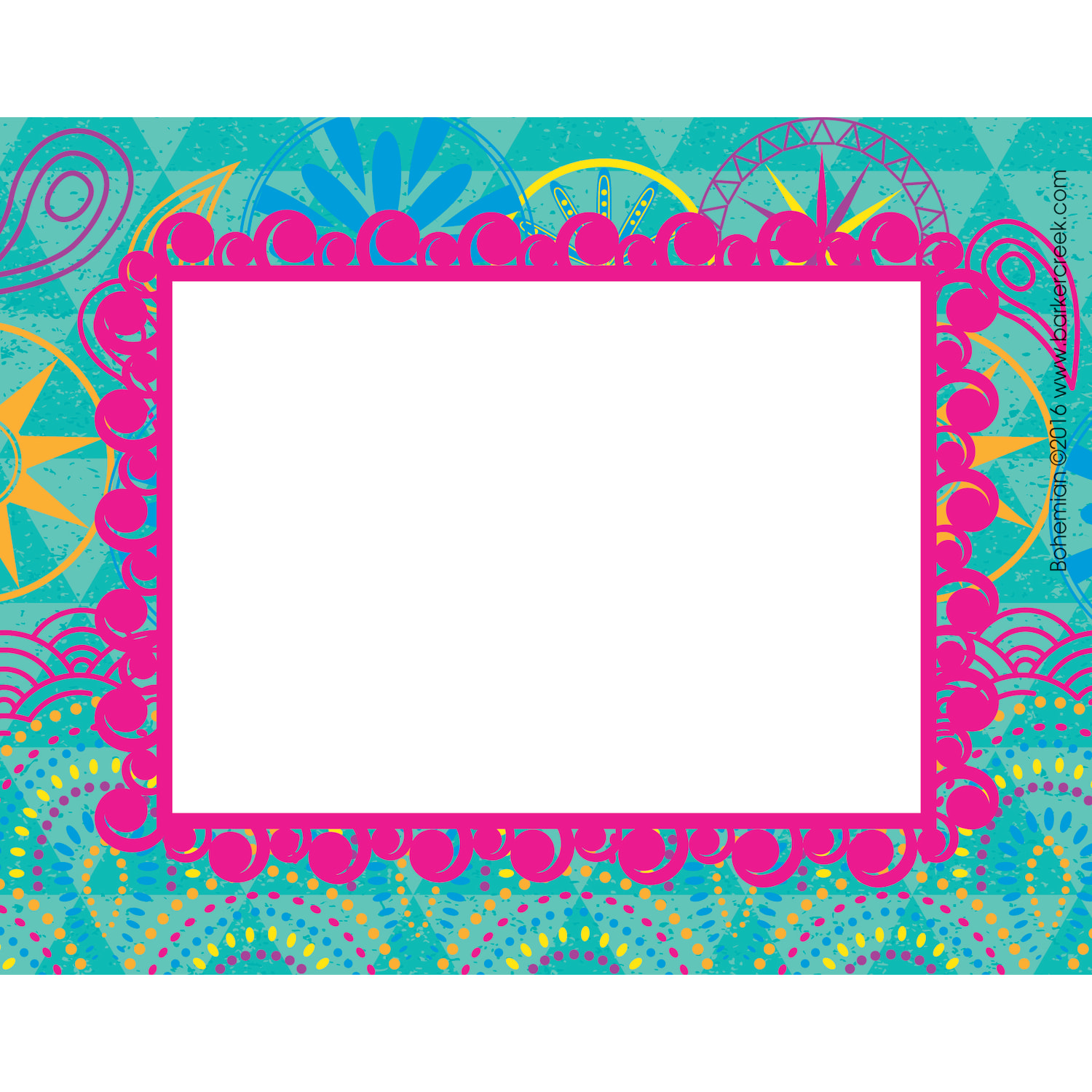 Barker Creek Name Badges/Self-Adhesive Labels, 3 1/2in x 2 3/4in, Bohemian, Pack Of 45 - Image 4