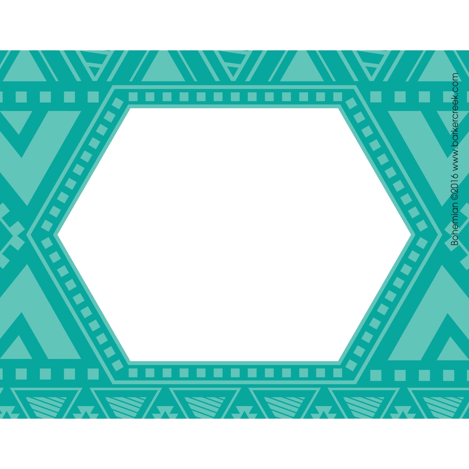 Barker Creek Name Badges/Self-Adhesive Labels, 3 1/2in x 2 3/4in, Bohemian, Pack Of 45 - Image 5