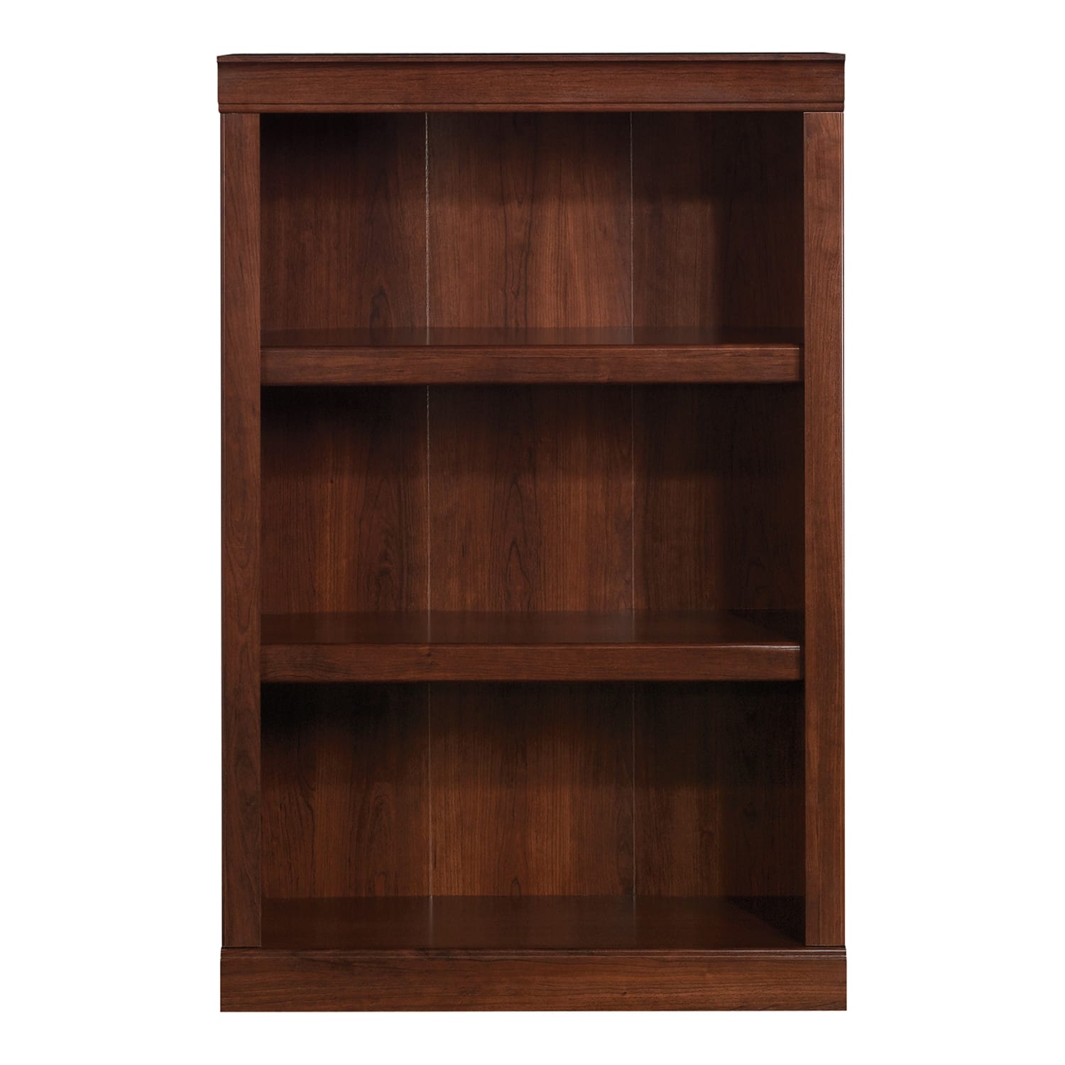 Realspace 45inH 3-Shelf Bookcase, Mulled Cherry - Image 6