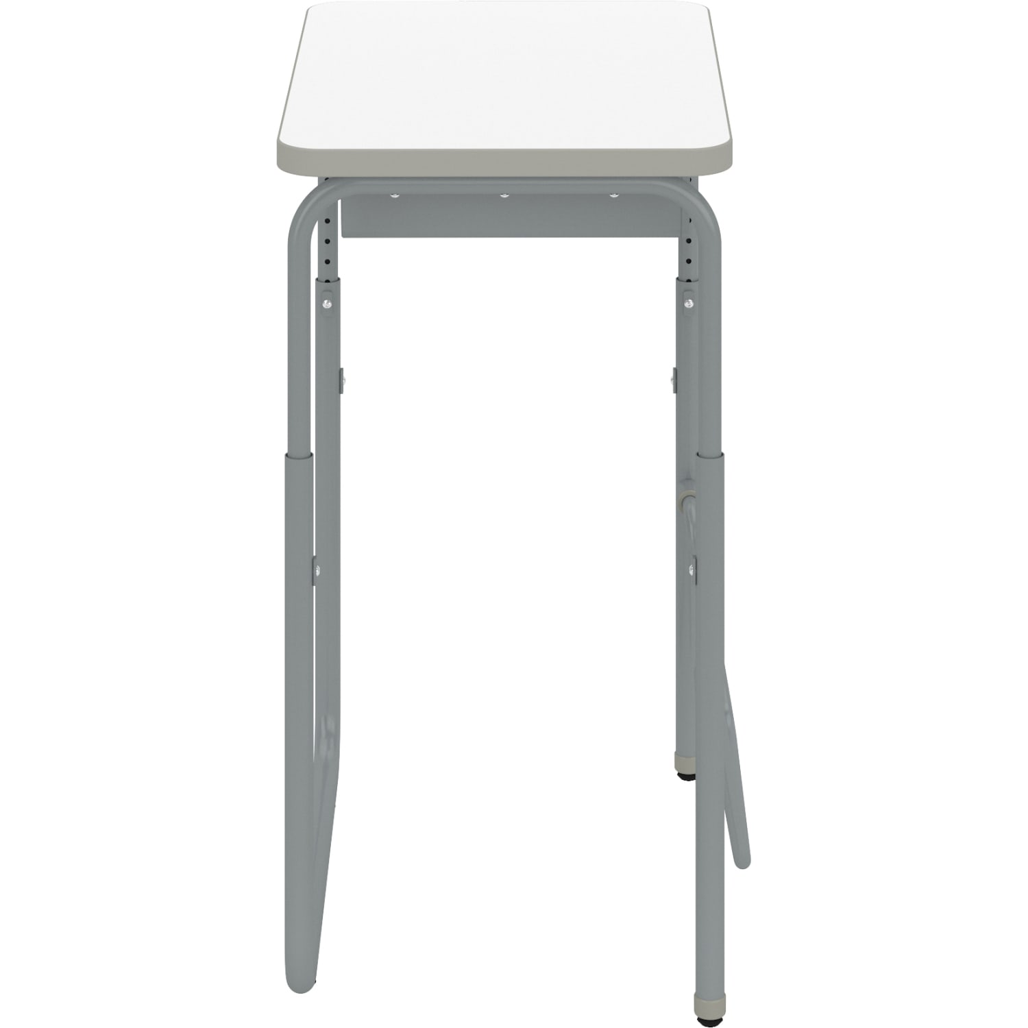 Safco AlphaBetter 2.0 Height-Adjustable Sit/Stand 28inW Student Desk With Book Box And Pendulum Bar, Dry Erase - Image 4