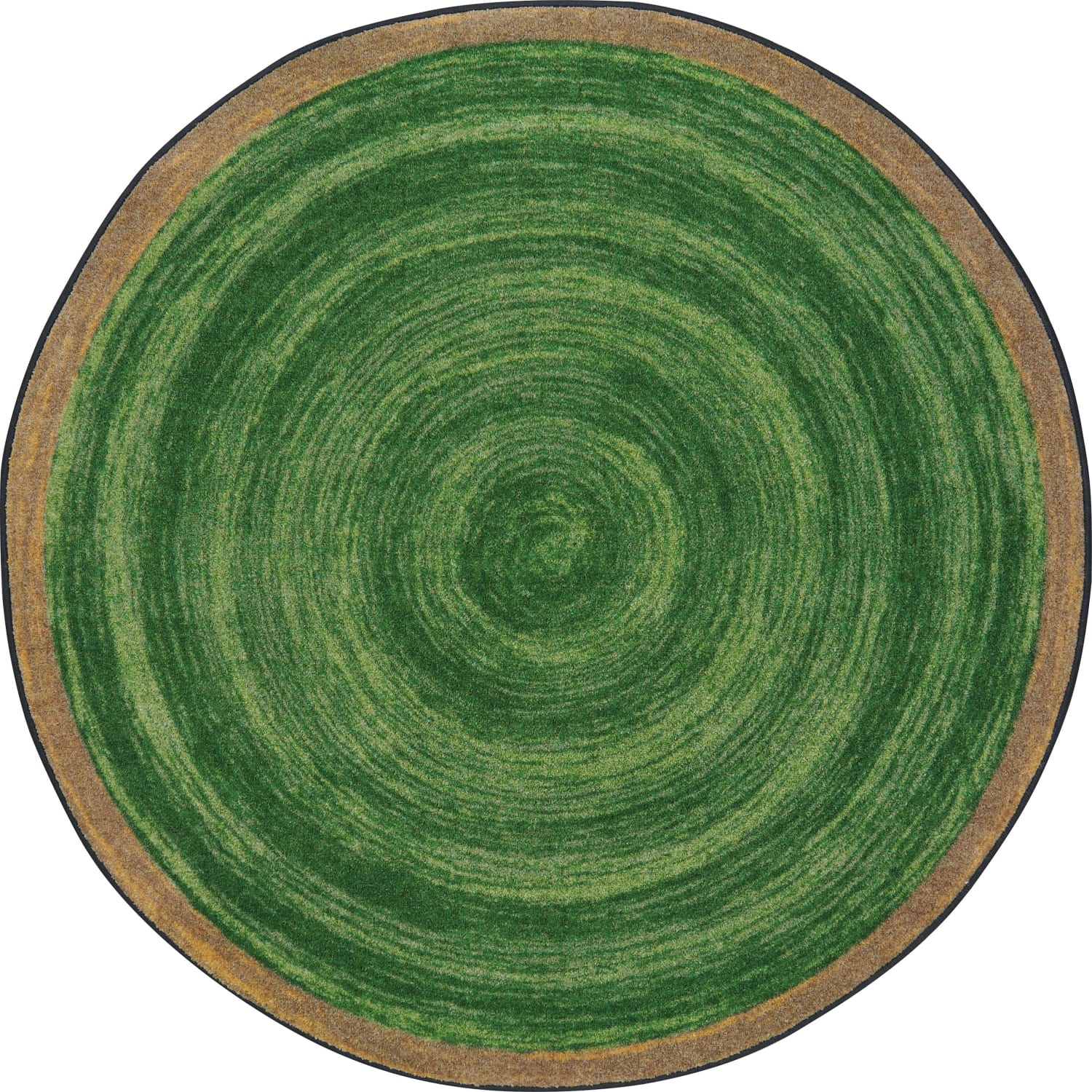 Joy Carpets Feeling Natural Kids Round Area Rug, 7-29/50ft x 7-29/50ft, Pine - Image 3