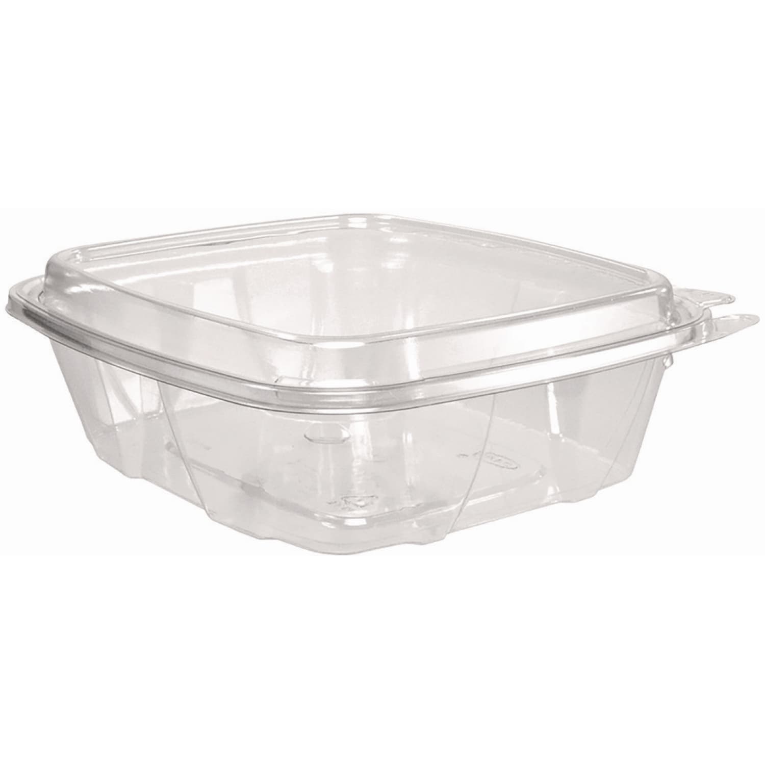 Dart ClearPac SafeSeal Tamper-Resistant Containers, 24 Oz, 2-5/16inHx6-7/16inWx7-1/8inD, Clear, 100 Containers Per Bag, Carton Of 2 Bags - CH24DED