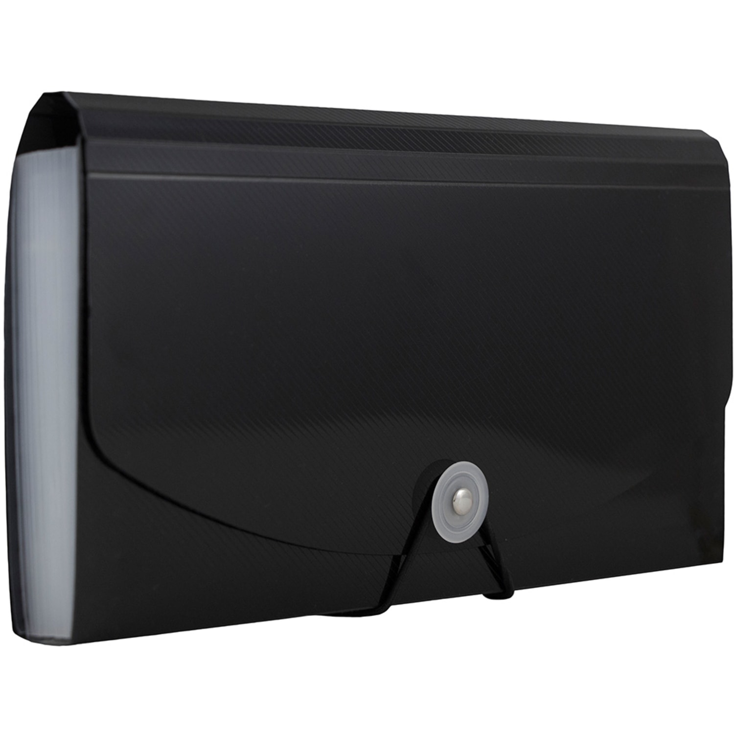 JAM Paper Expanding File, 6in Expansion, 5-1/2in x 11in, Black - Image 3