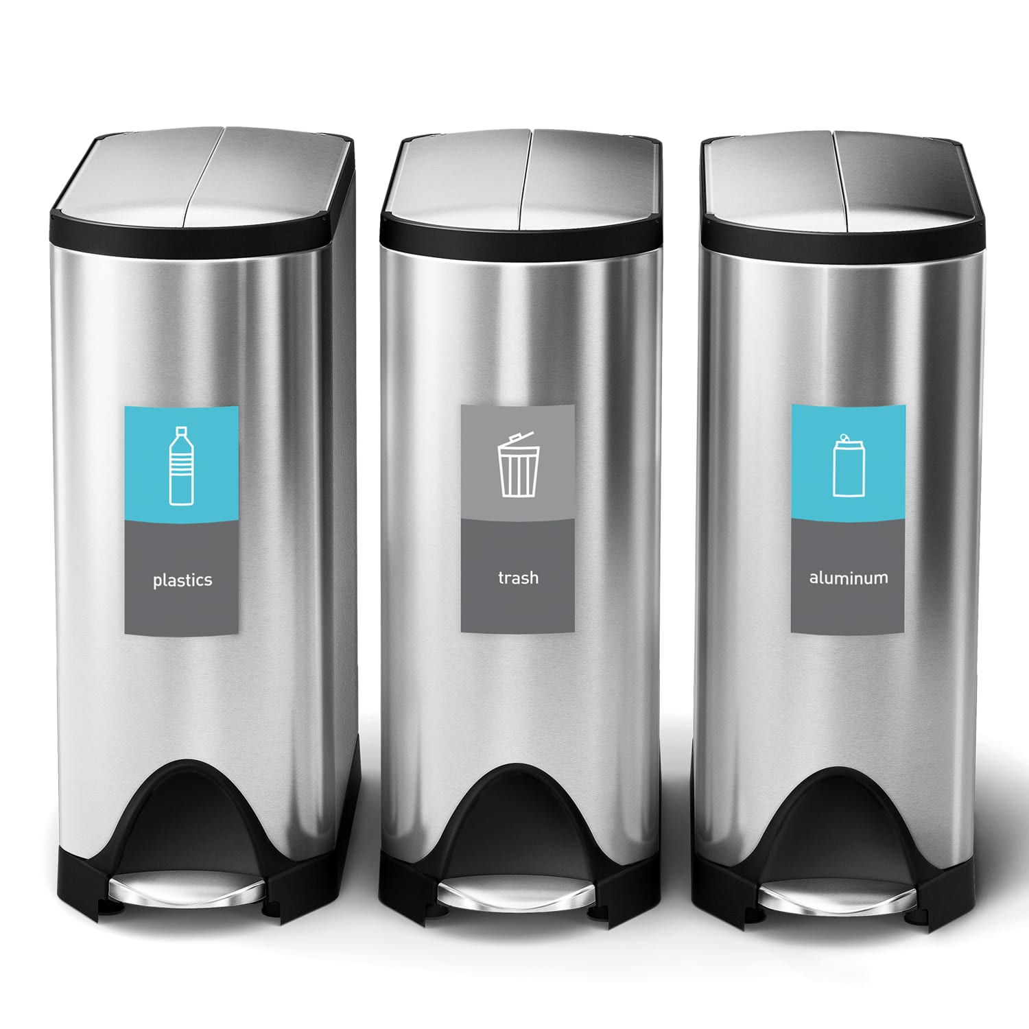 simplehuman Magnetic Trash Label, Paper, 4in x 8in, Gray - Image 3