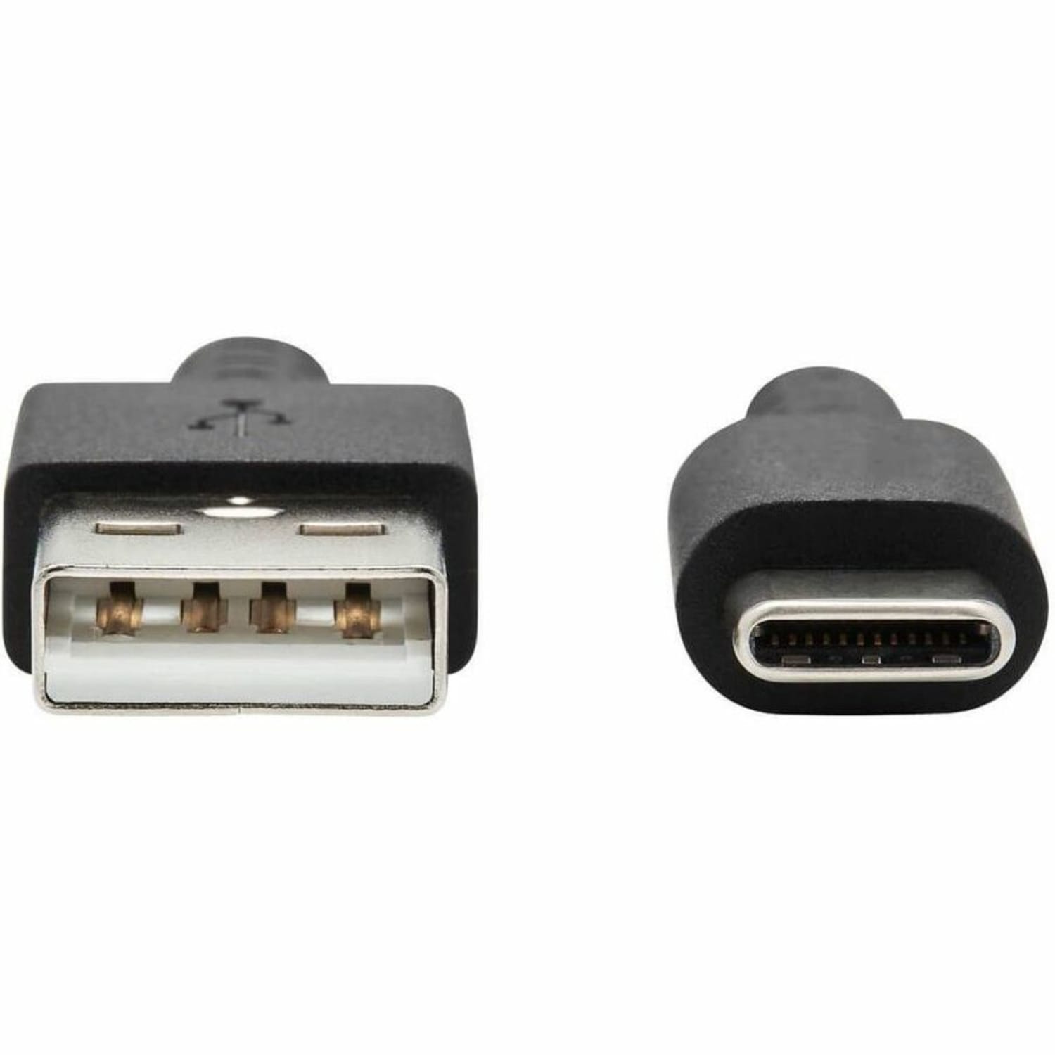 Tripp Lite Heavy Duty USB-A to USB C Charging Sync Cable for Androids M/M 10ft - First End: 1 x USB Type A Male USB - Second End: 1 x USB Type C Male USB - 60 MB/s - Nickel Plated Connector - Gold Plated Contact - Gray - Image 4