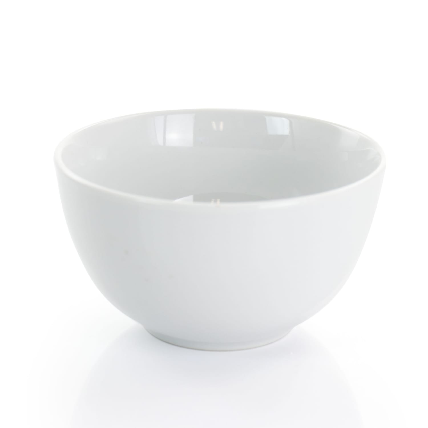 Gibson Home Classic Pearl 12-Piece Round Fine Ceramic Dinnerware Set, White - Image 4