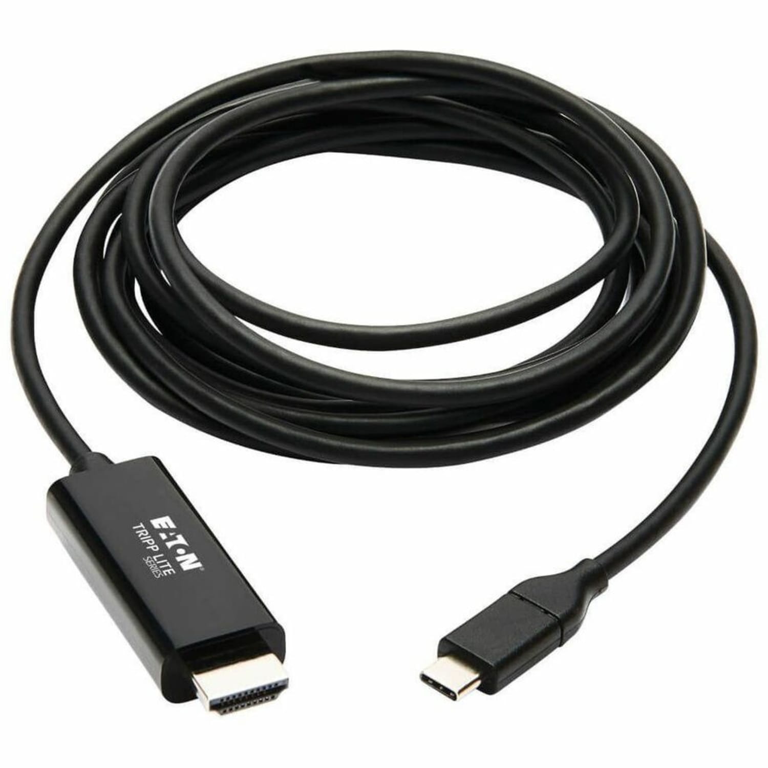 Tripp Lite by Eaton USB-C to HDMI Adapter Cable (M/M), 4K 60 Hz, 4:4:4, Thunderbolt 3 Compatible, Black, 9 ft. (2.7 m) - Image 3
