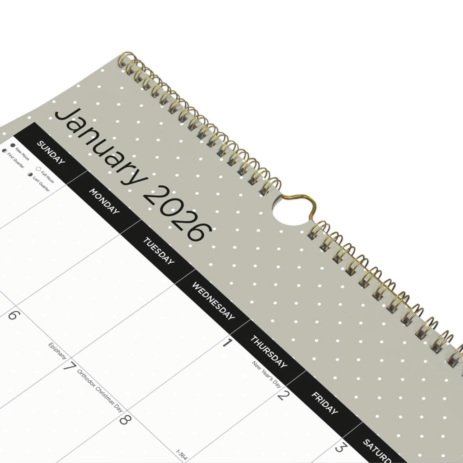 2026 Blueline Colorful Monthly Wall Calendar, 12in x 17in, Minimalist, January To December, C173121 - Image 3
