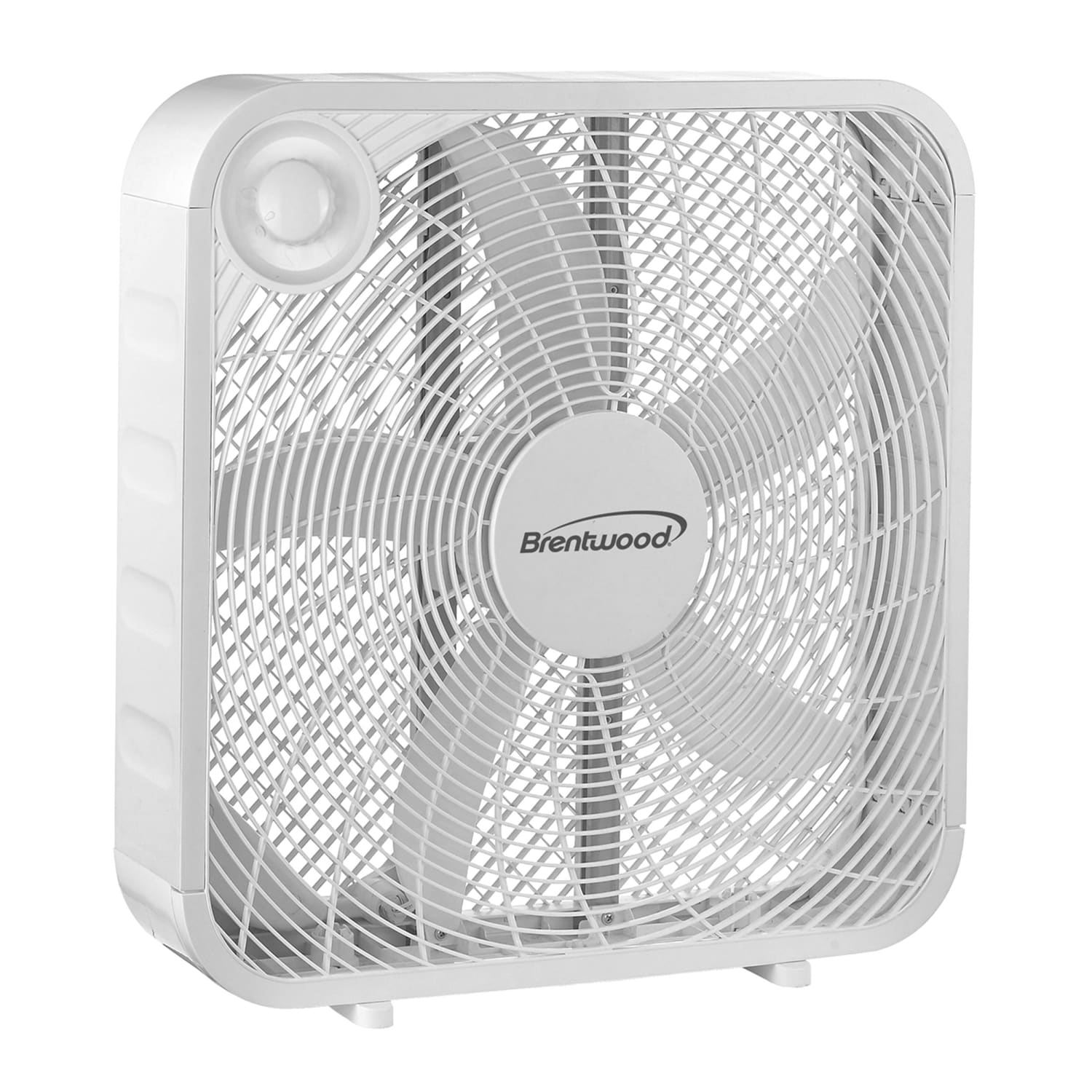 Brentwood Kool Zone 20in Box Fan, 20in x 20in, White - Image 3