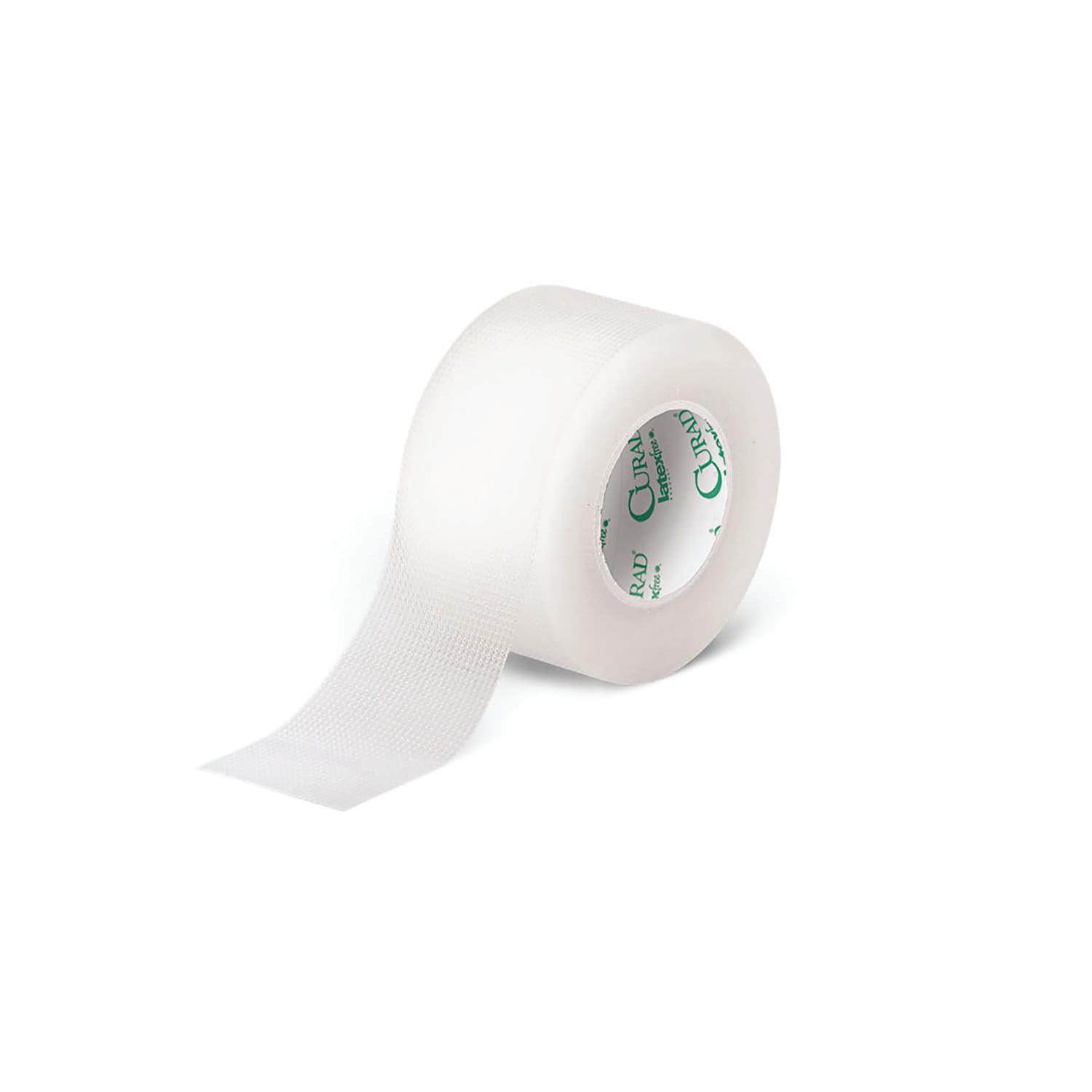 CURAD Transparent Adhesive Tape, 1in x 10 yd., Clear, Box Of 12 Rolls