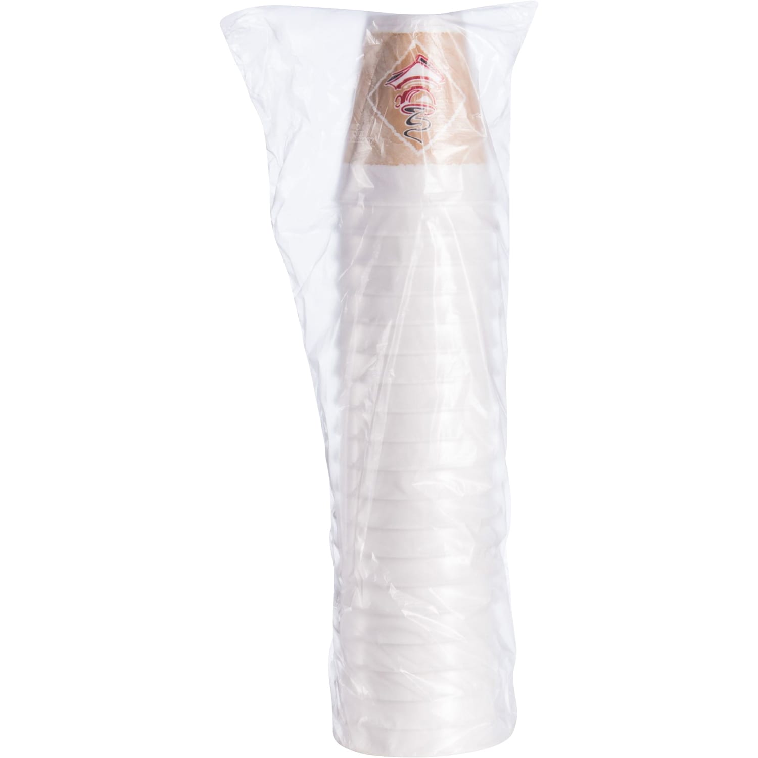 Dart Cafe G Design Foam Cups, 12 Oz, Brown/Red/White, Box Of 1,000 Cups - Image 6