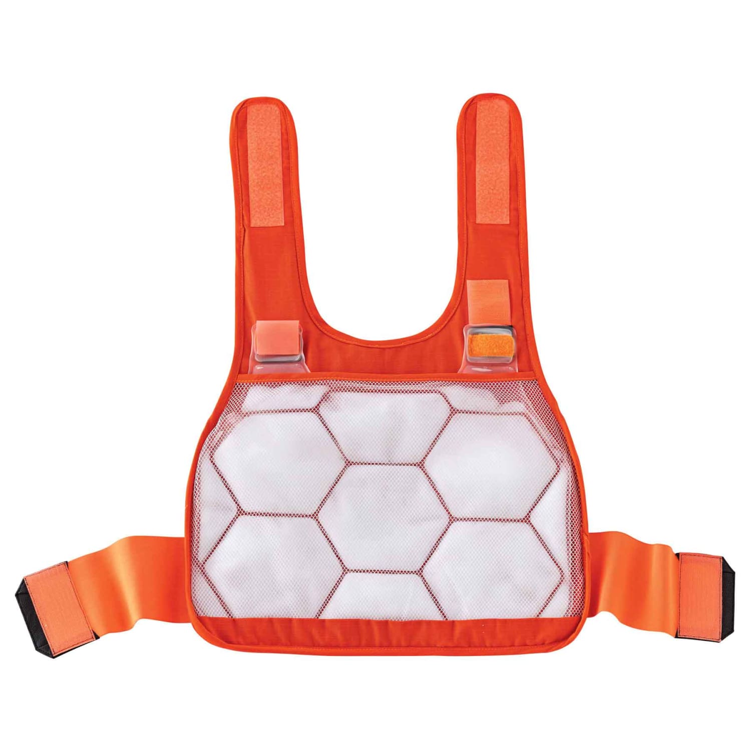 Ergodyne Chill-Its Phase Change Cooling Vest, Premium FR, Large/X-Large, Orange, 6215 - Image 4
