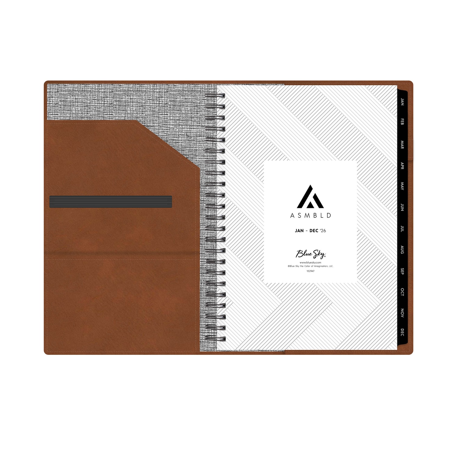 2026 Blue Sky Professional Weekly/Monthly Planner, 5in x 8in, Tan, January To December, 152947 - Image 3