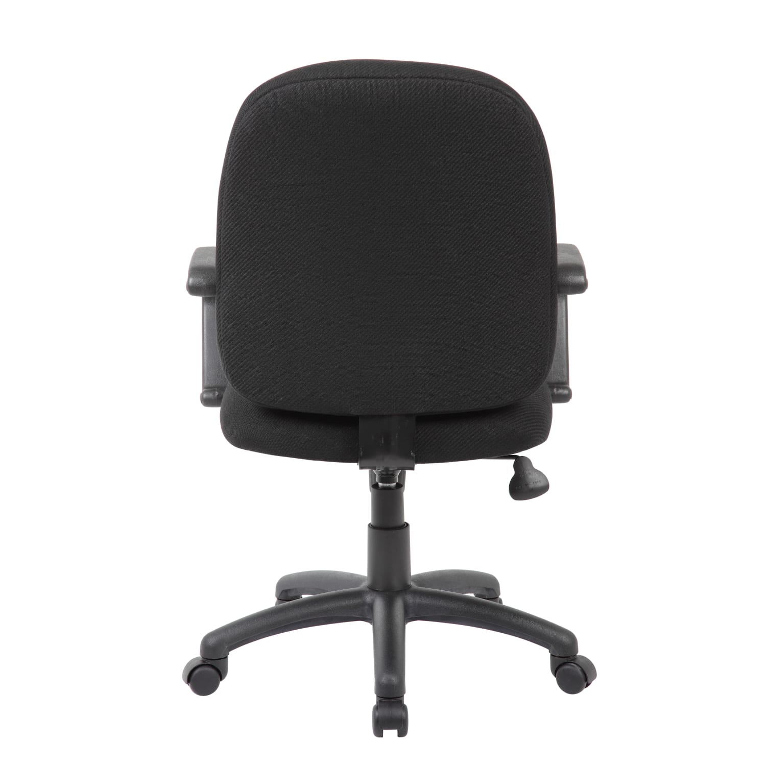 Boss Office Products Ergonomic Budget Tweed Mid-Back Task Chair, Black - Image 3