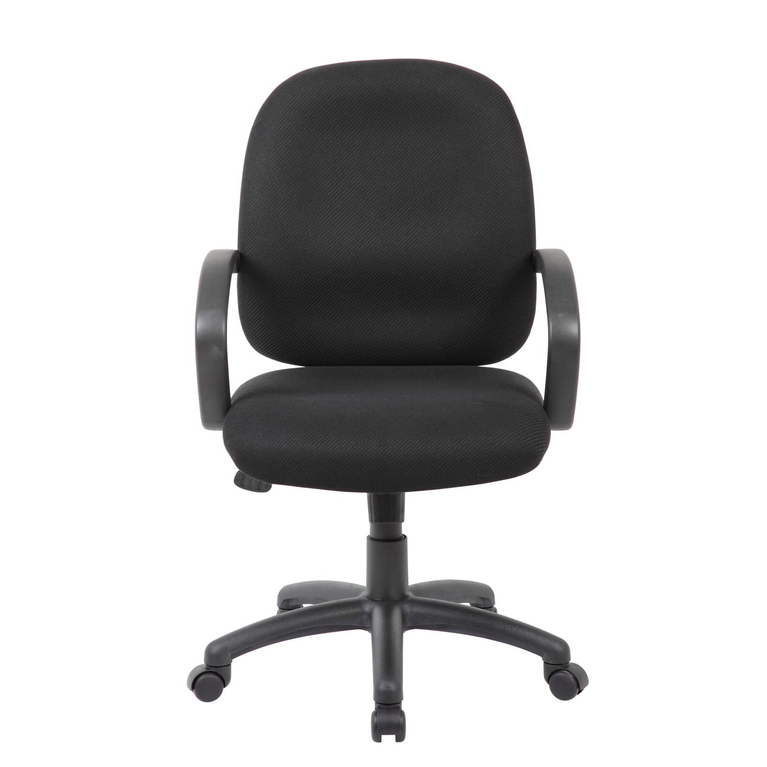 Boss Office Products Ergonomic Budget Tweed Mid-Back Task Chair, Black - Image 4