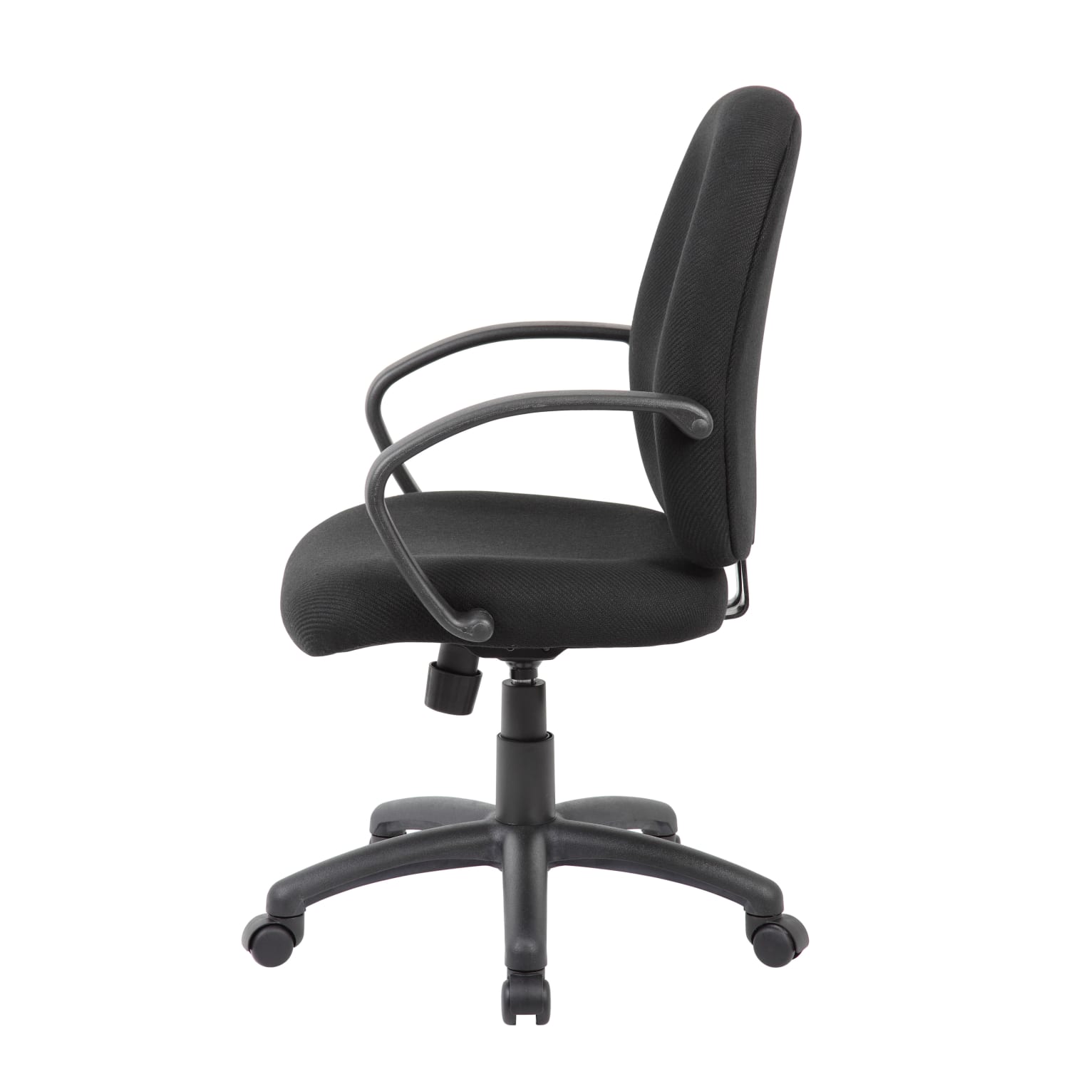 Boss Office Products Ergonomic Budget Tweed Mid-Back Task Chair, Black - Image 6