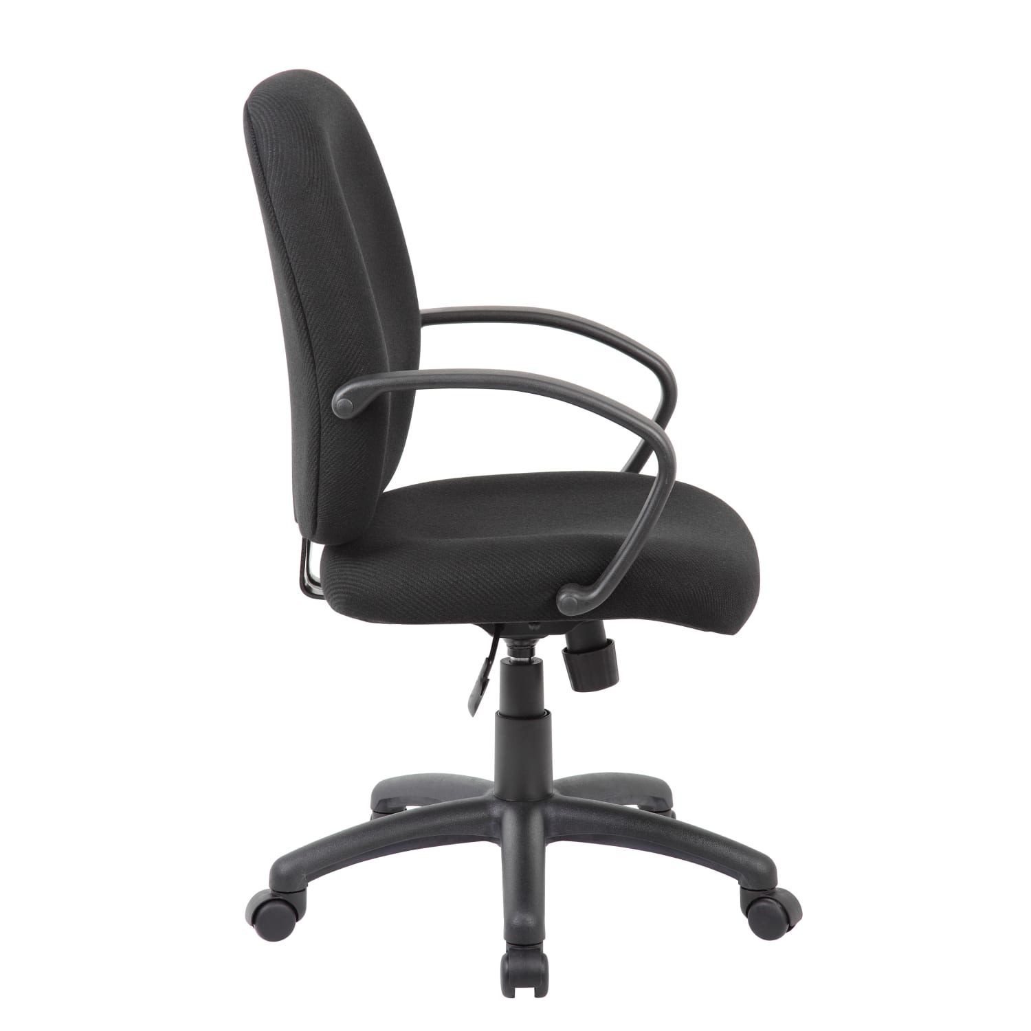 Boss Office Products Ergonomic Budget Tweed Mid-Back Task Chair, Black - Image 7