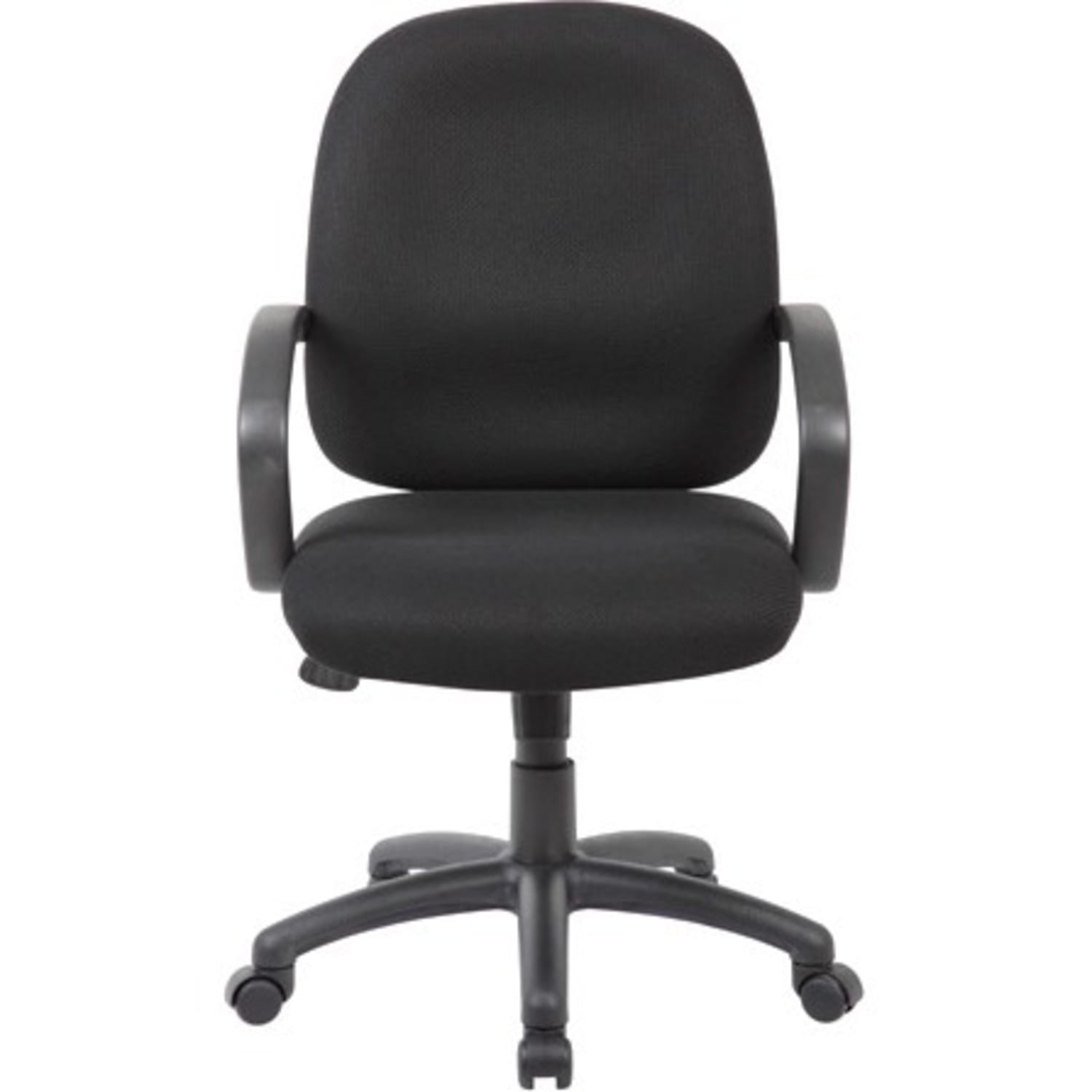 Boss Office Products Ergonomic Budget Tweed Mid-Back Task Chair, Black - Image 10