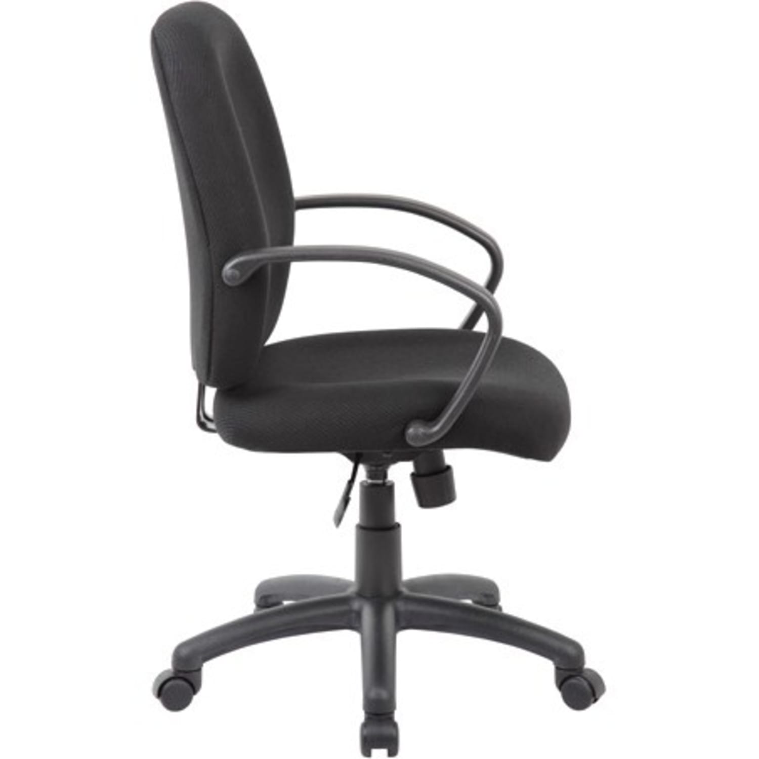 Boss Office Products Ergonomic Budget Tweed Mid-Back Task Chair, Black - Image 11
