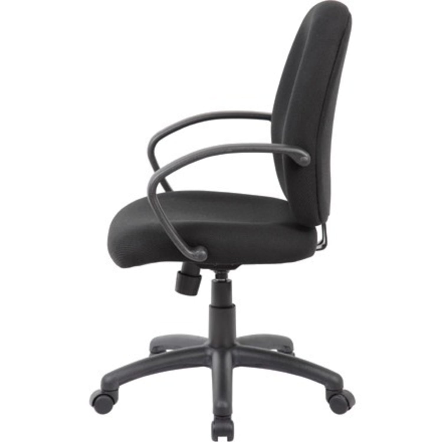 Boss Office Products Ergonomic Budget Tweed Mid-Back Task Chair, Black - Image 12