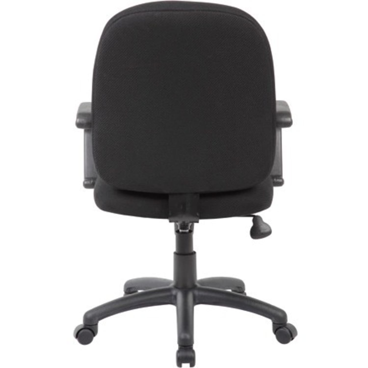 Boss Office Products Ergonomic Budget Tweed Mid-Back Task Chair, Black - Image 13