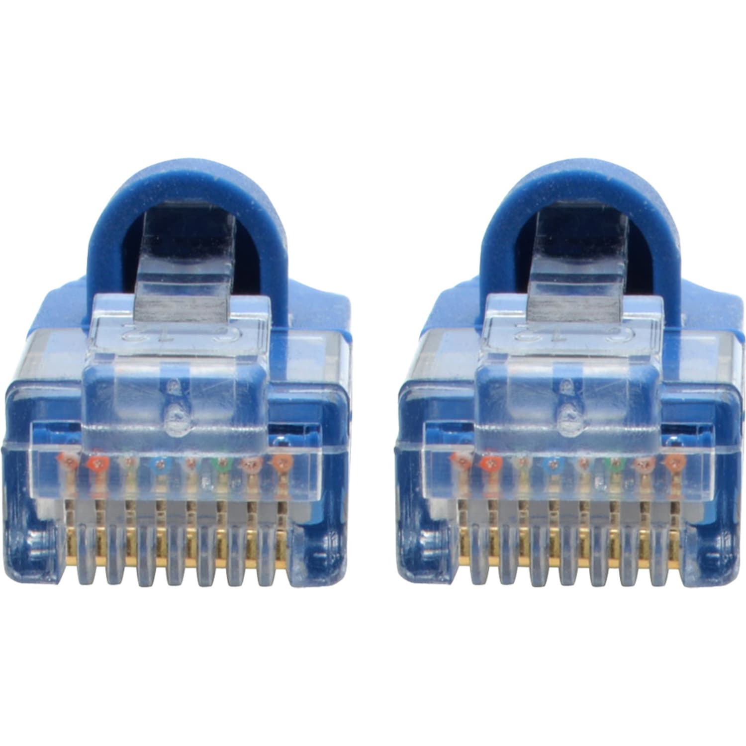 Tripp Lite Cat6a 10G Snagless Molded Slim UTP Ethernet Cable (RJ45 M/M) Blue 2 ft. (0.61 m) - Image 4