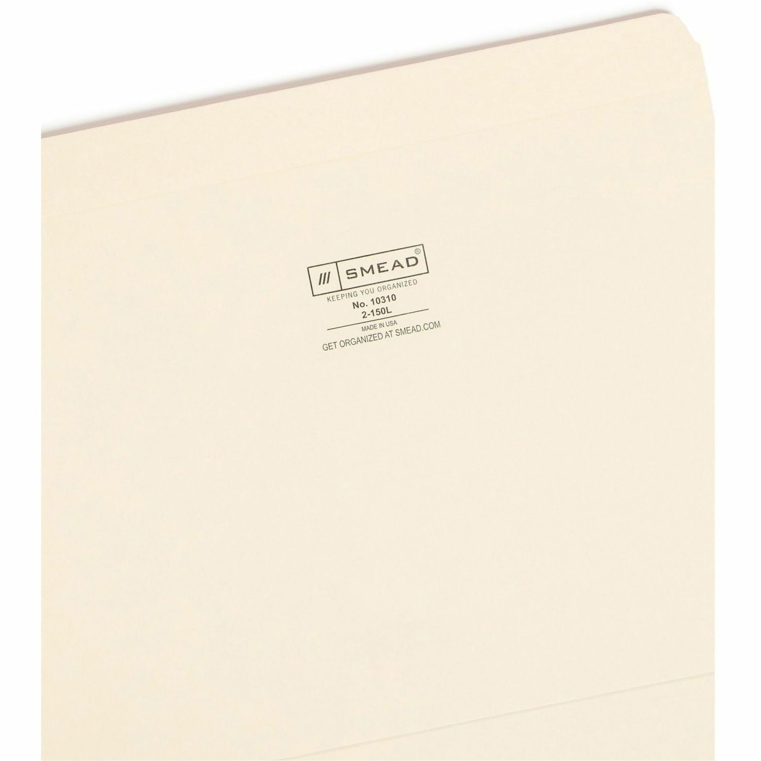 Smead Reinforced Tab Manila File Folders, Letter Size, Straight Cut, Box Of 100 - Image 3