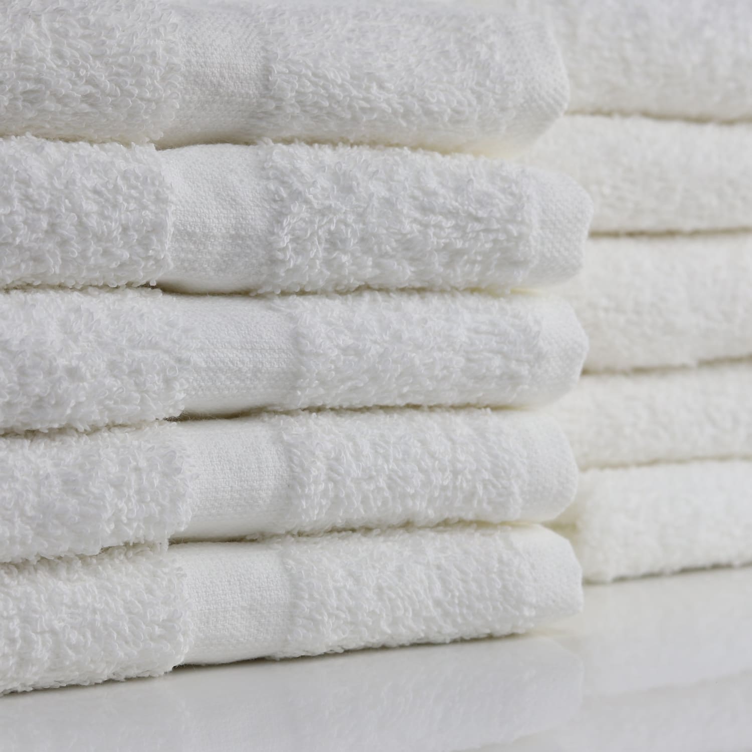 1888 Mills Durability Cotton Hand Towels, 16inx 27in, White, Case of 120 - Image 3
