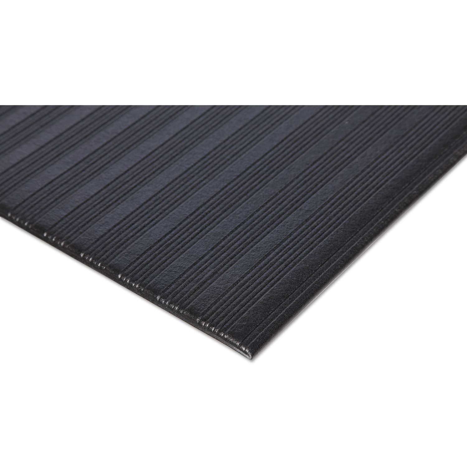 Crown Ribbed Vinyl Anti-Fatigue Mat, 2ft x 3ft, Black - Image 5