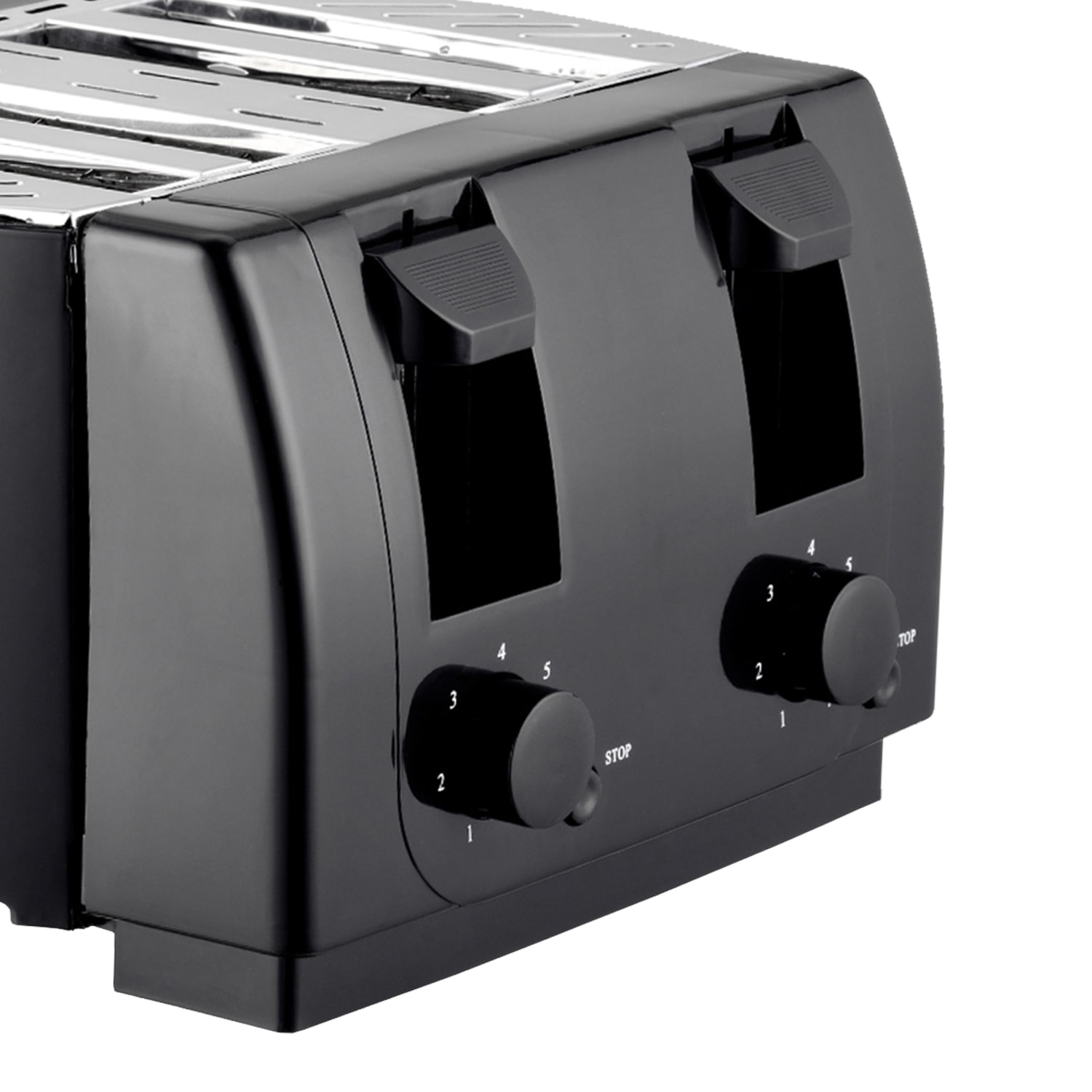 Brentwood Cool Touch 4-Slice Toaster, Black - Image 5