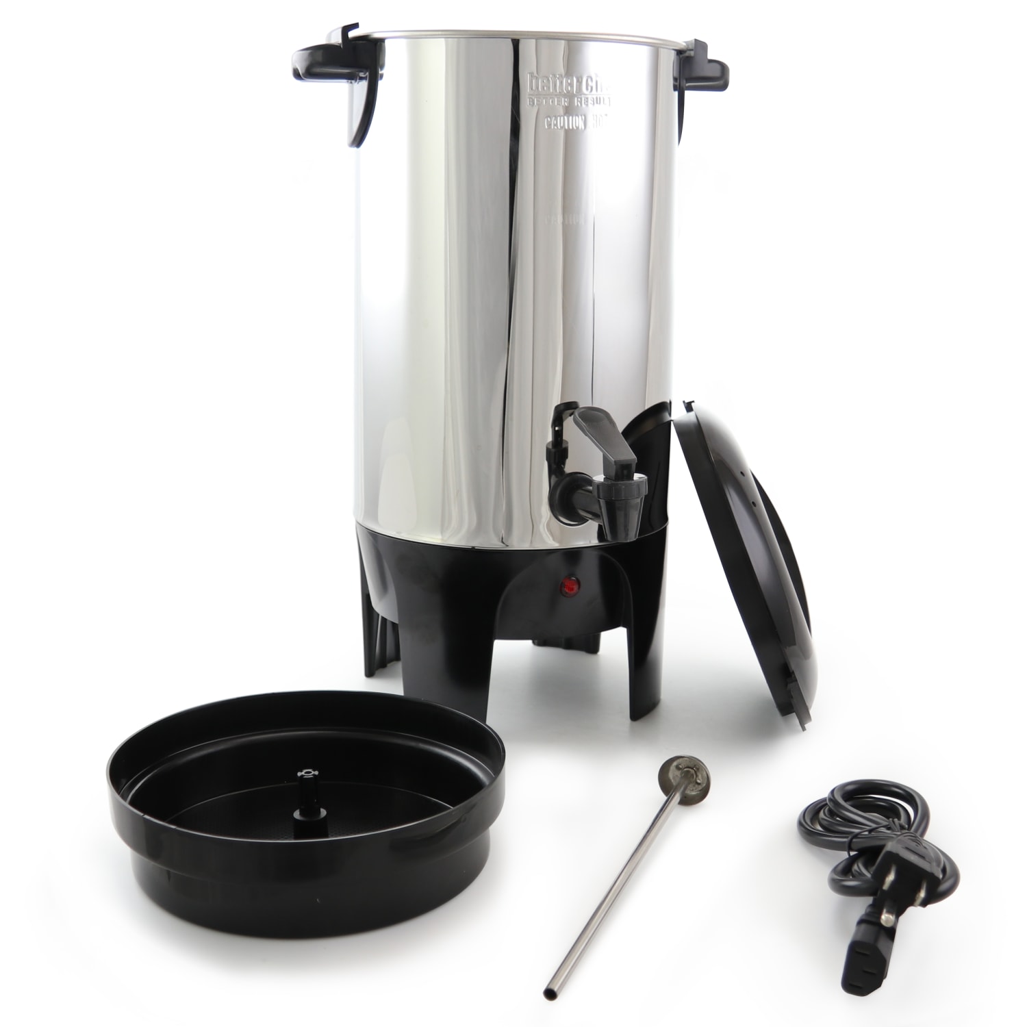 Better Chef 50-Cup Coffeemaker, Silver - Image 4