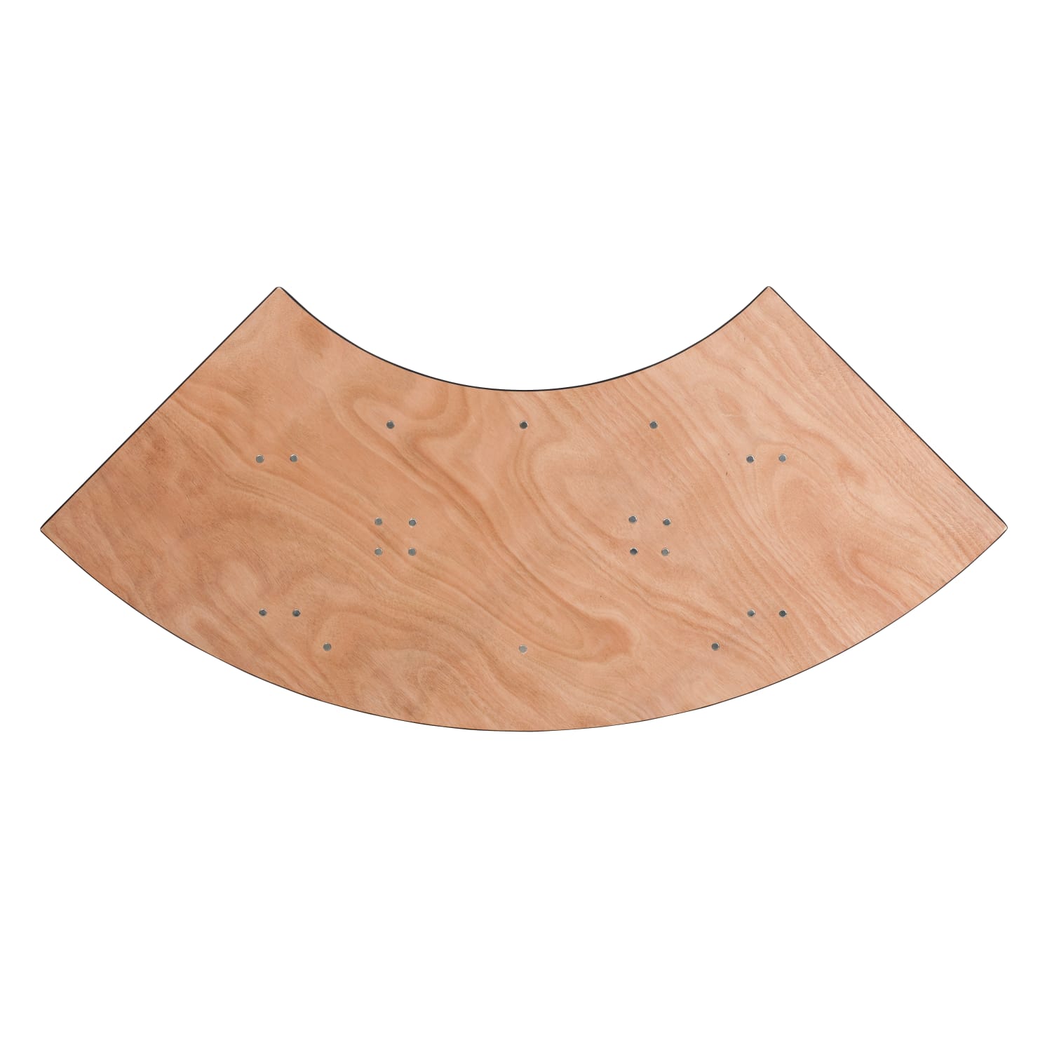 Flash Furniture Serpentine Folding Banquet Table, 30-1/4inH x 24inW x 48inD, Natural/Black - Image 5