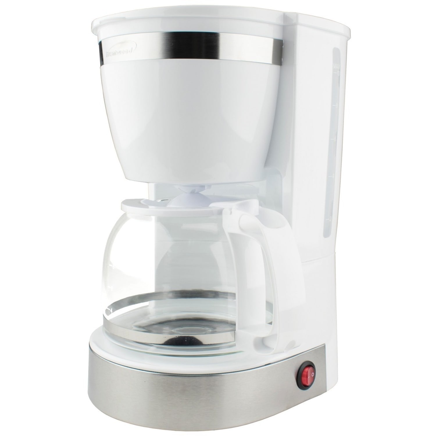 Brentwood TS-215W 12-Cup Coffee Maker, White - 800 W - 12 Cup(s) - Multi-serve - White - Image 3