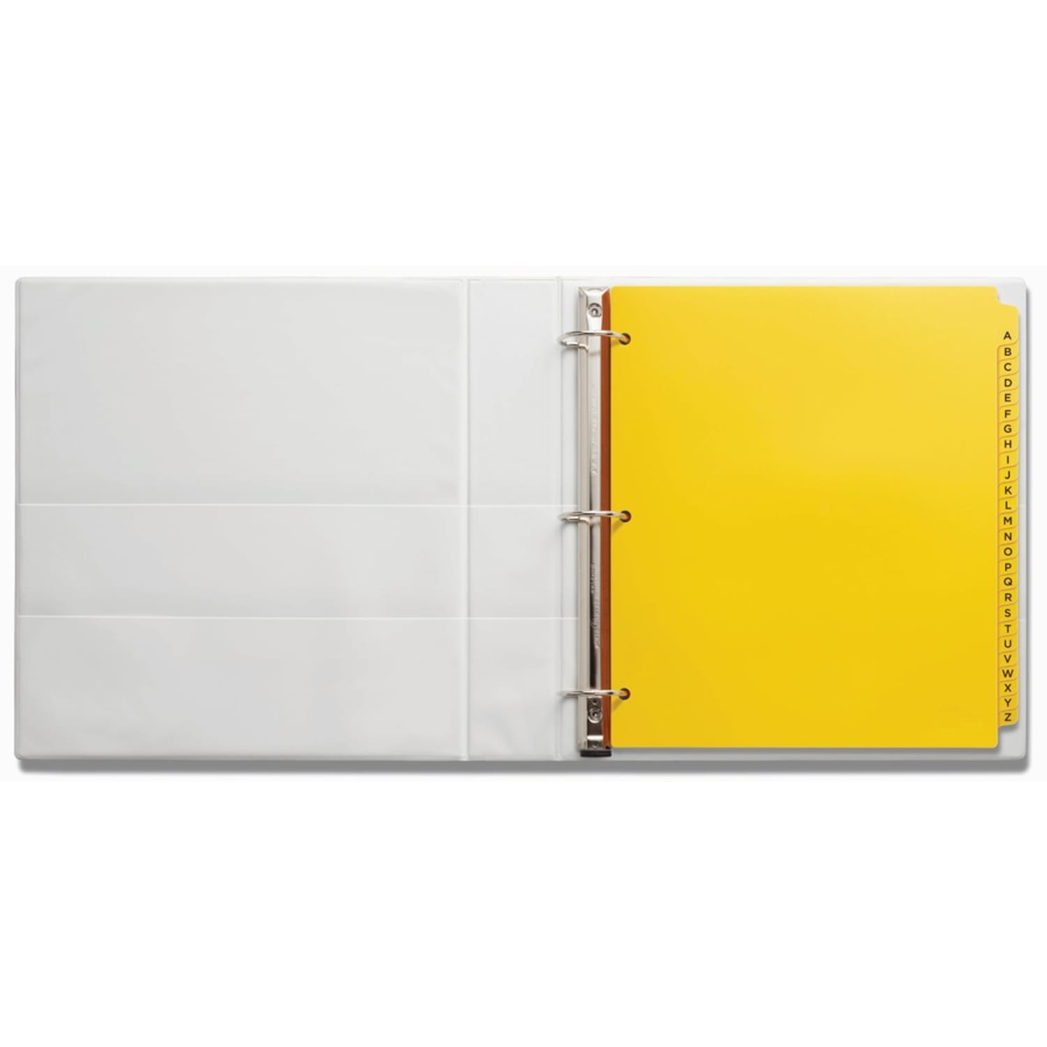 Avery A-Z Plastic Preprinted Divider Tabs, 8-1/2in x 11in, Yellow, Set Of 26 - Image 6