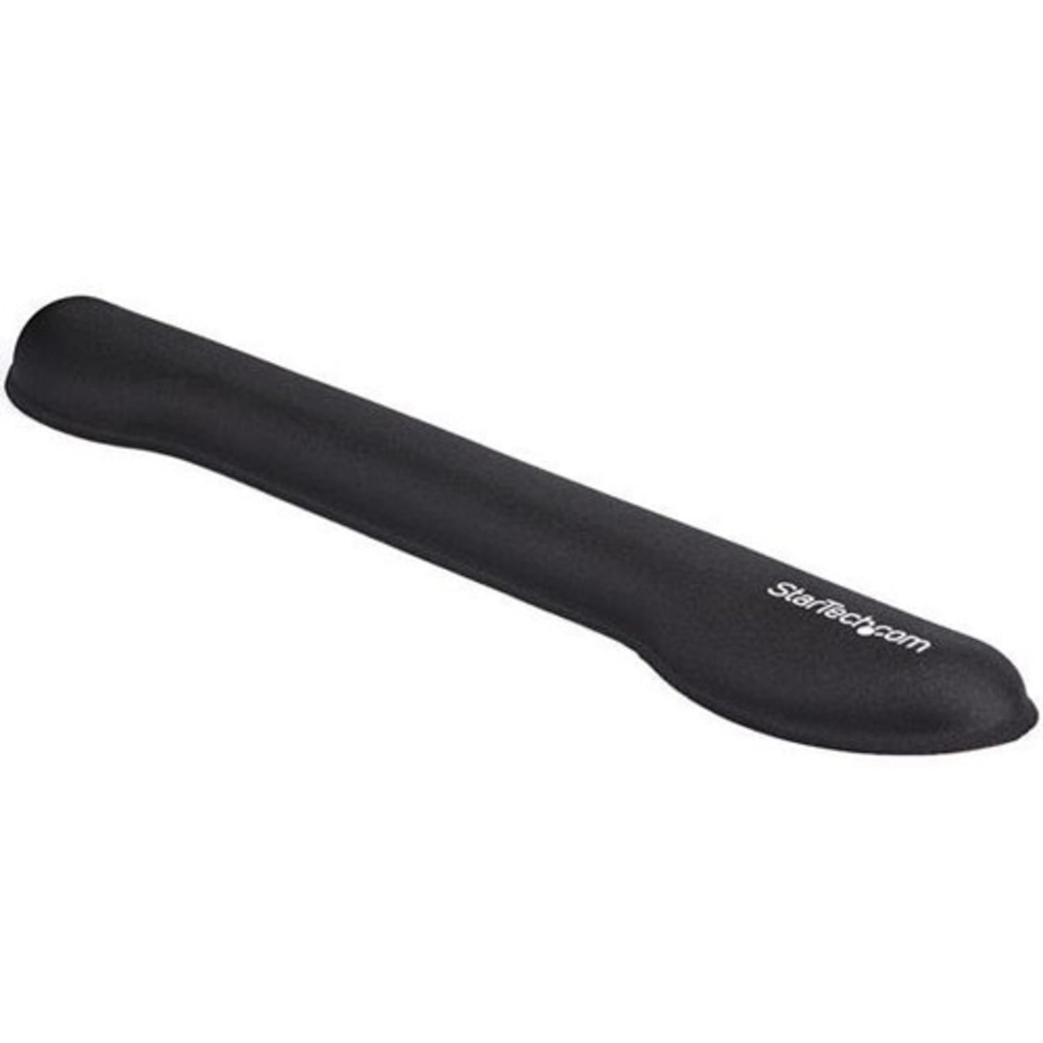 StarTech.com Foam Keyboard Wrist Rest  Ergonomic Wrist Support  Padded Keyboard Desk Cushion for Typing  Black Computer Hand & Arm Rest