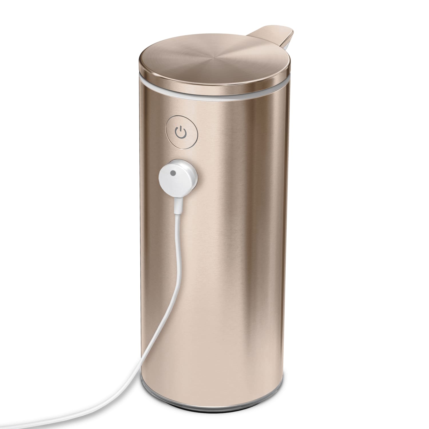 simplehuman Touch-Free Rechargeable Sensor Liquid Soap and Hand Sanitizer Dispenser, 9 Oz, Rose Gold - Image 4