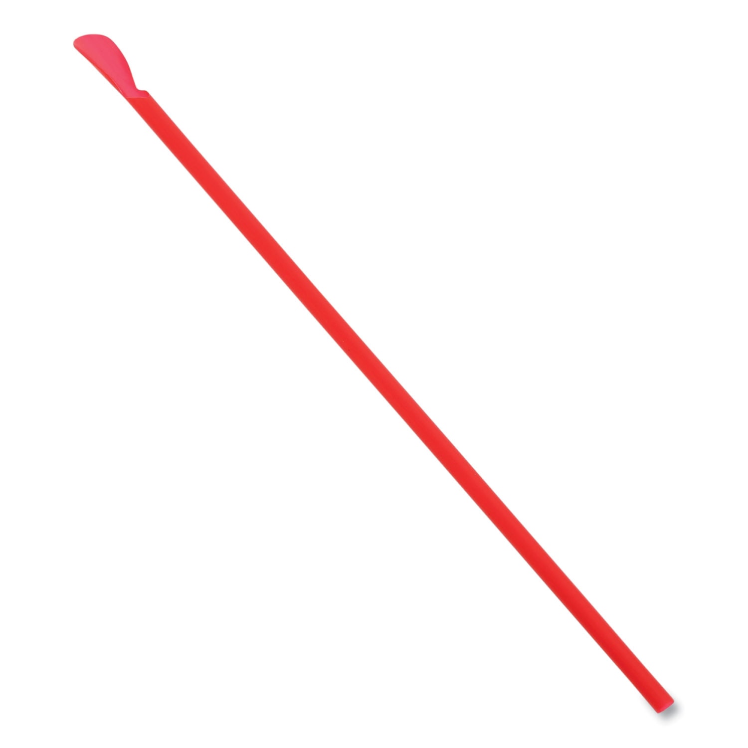 AmerCareRoyal Jumbo Spoon Straws, 10-1/4in, Red, 300 Straws Per Pack, Case Of 18 Packs - Image 3