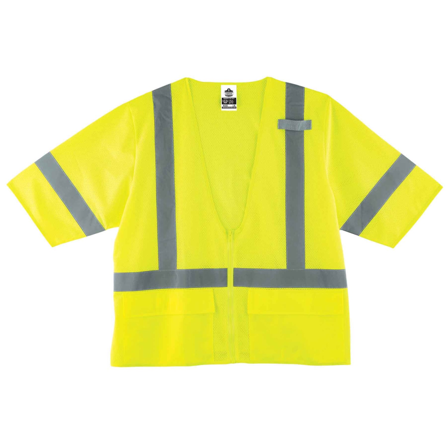 Ergodyne GloWear Safety Vest, Standard, Type-R Class 3, Large/X-Large, Lime, 8320Z - Image 3