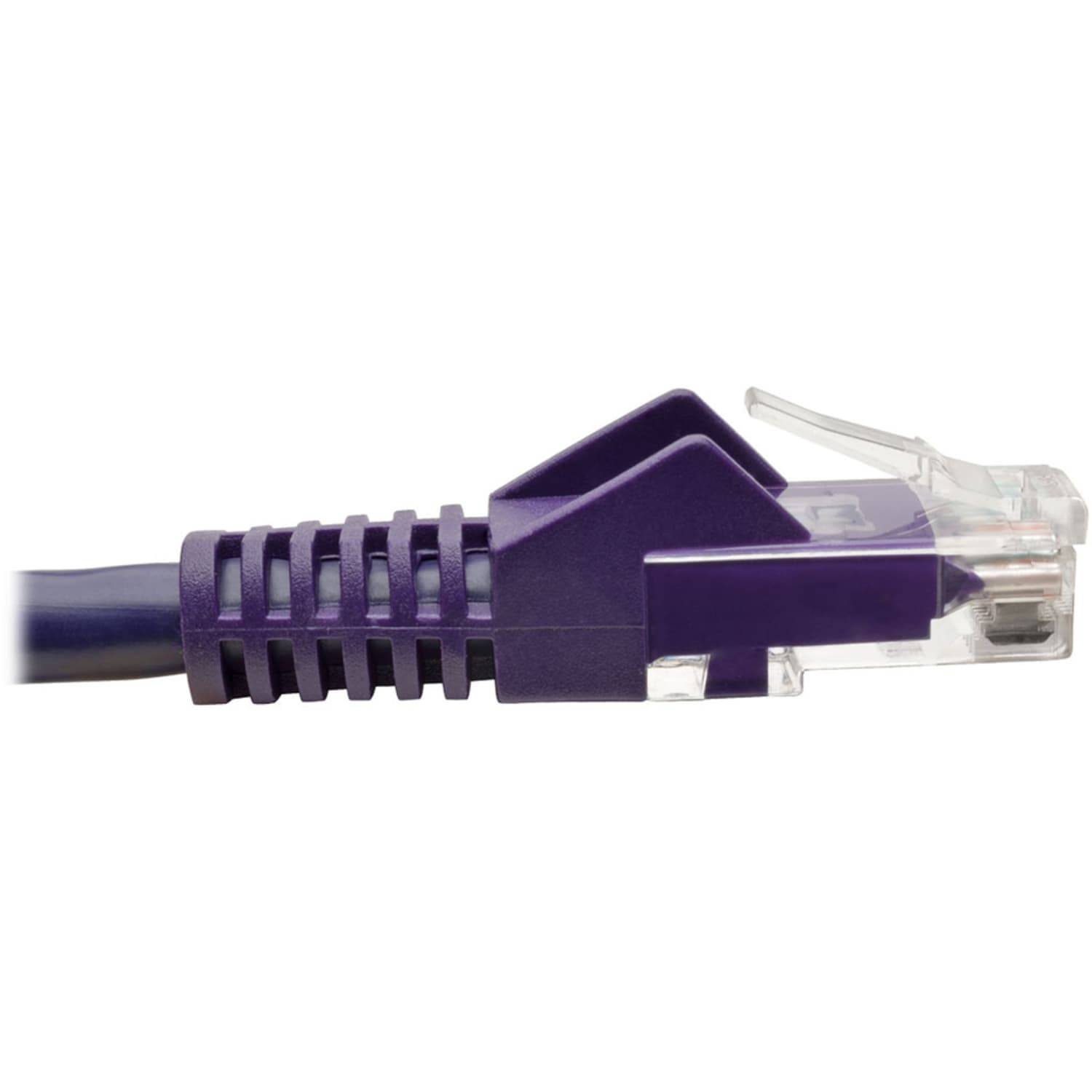 Eaton Tripp Lite Series Cat6 Gigabit Snagless Molded (UTP) Ethernet Cable (RJ45 M/M), PoE, Purple, 1 ft. (0.31 m) - N201001PU - Image 5
