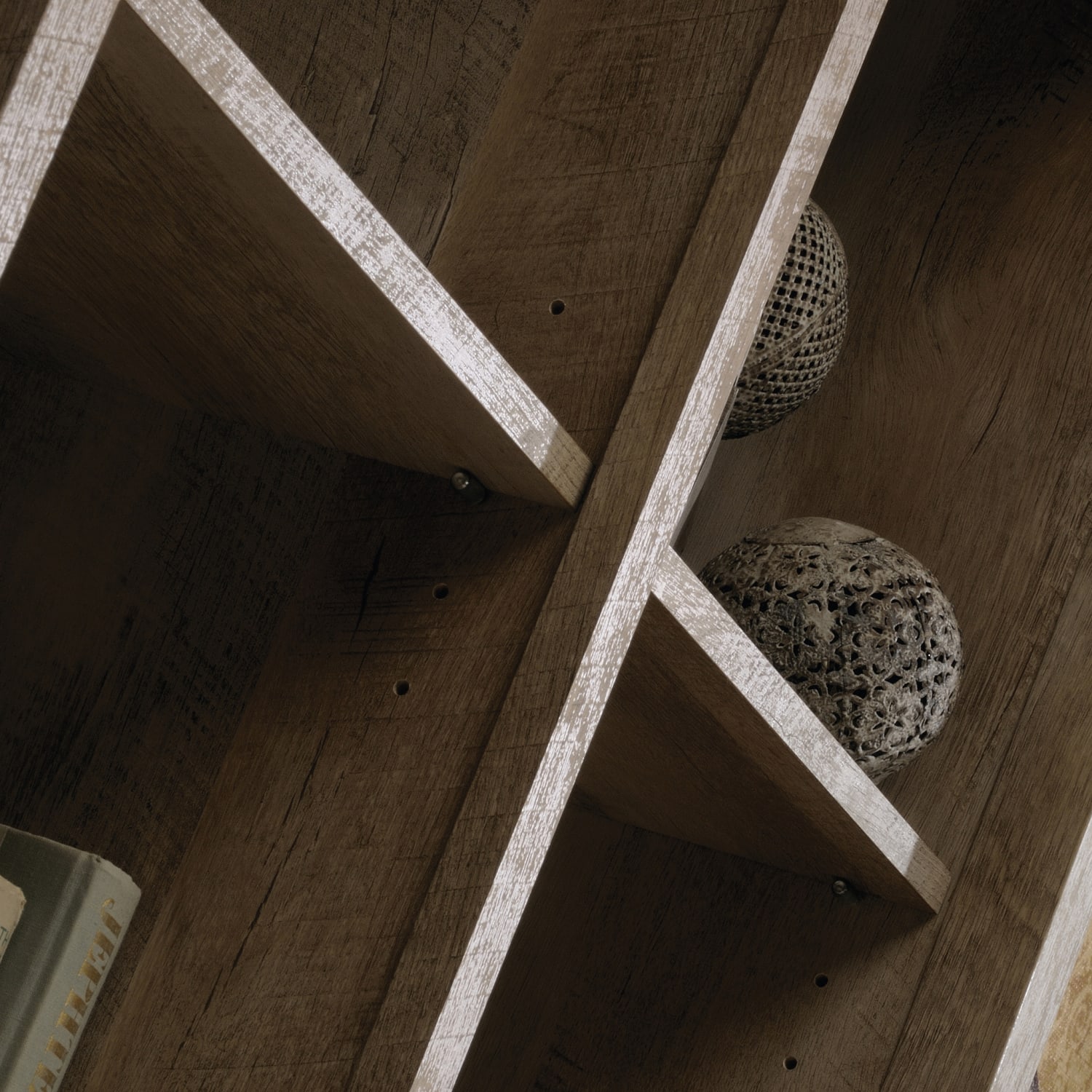 Sauder Cannery Bridge Storage Wall, Lintel Oak - Image 4
