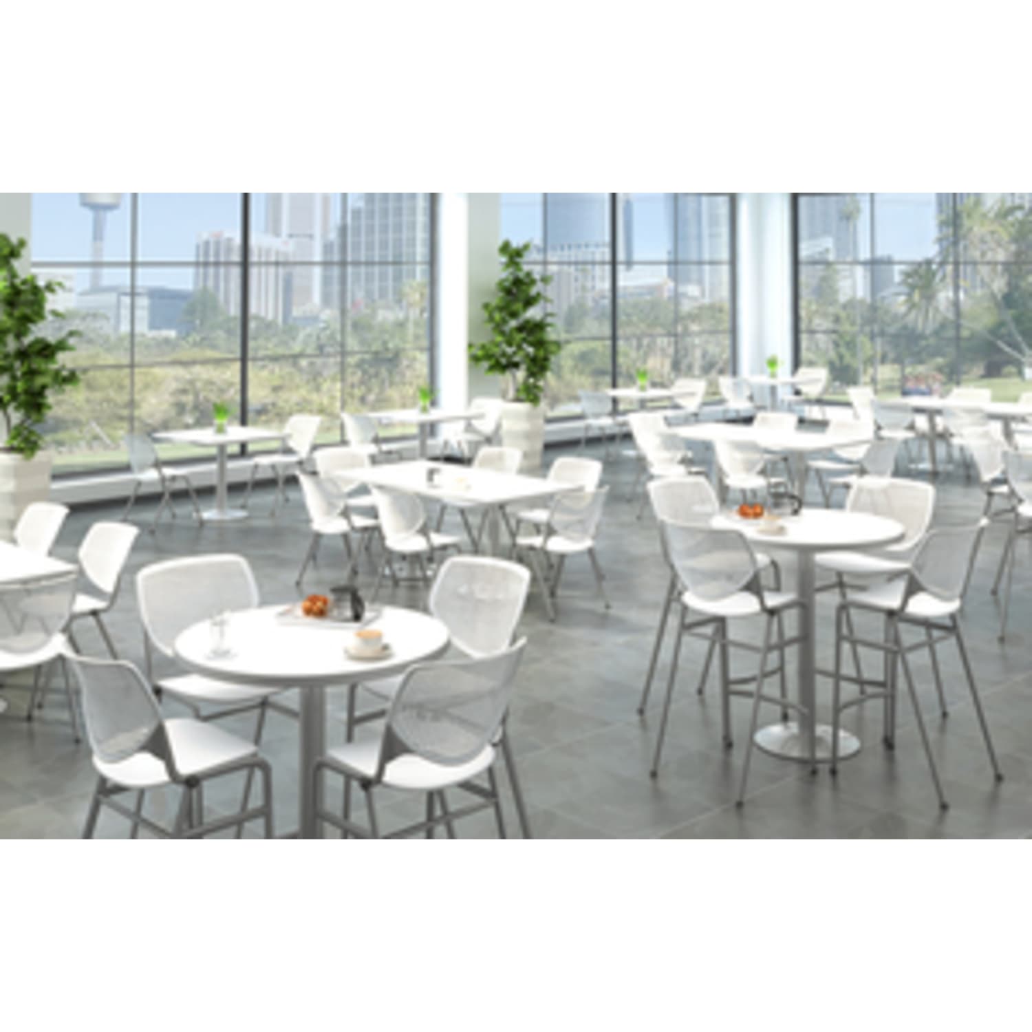 KFI Studios KOOL Stacking Chair Sky BlueSilver PopularChairscom KFI Studios KOOL Stacking Chair Sky BlueSilver PopularChairscom