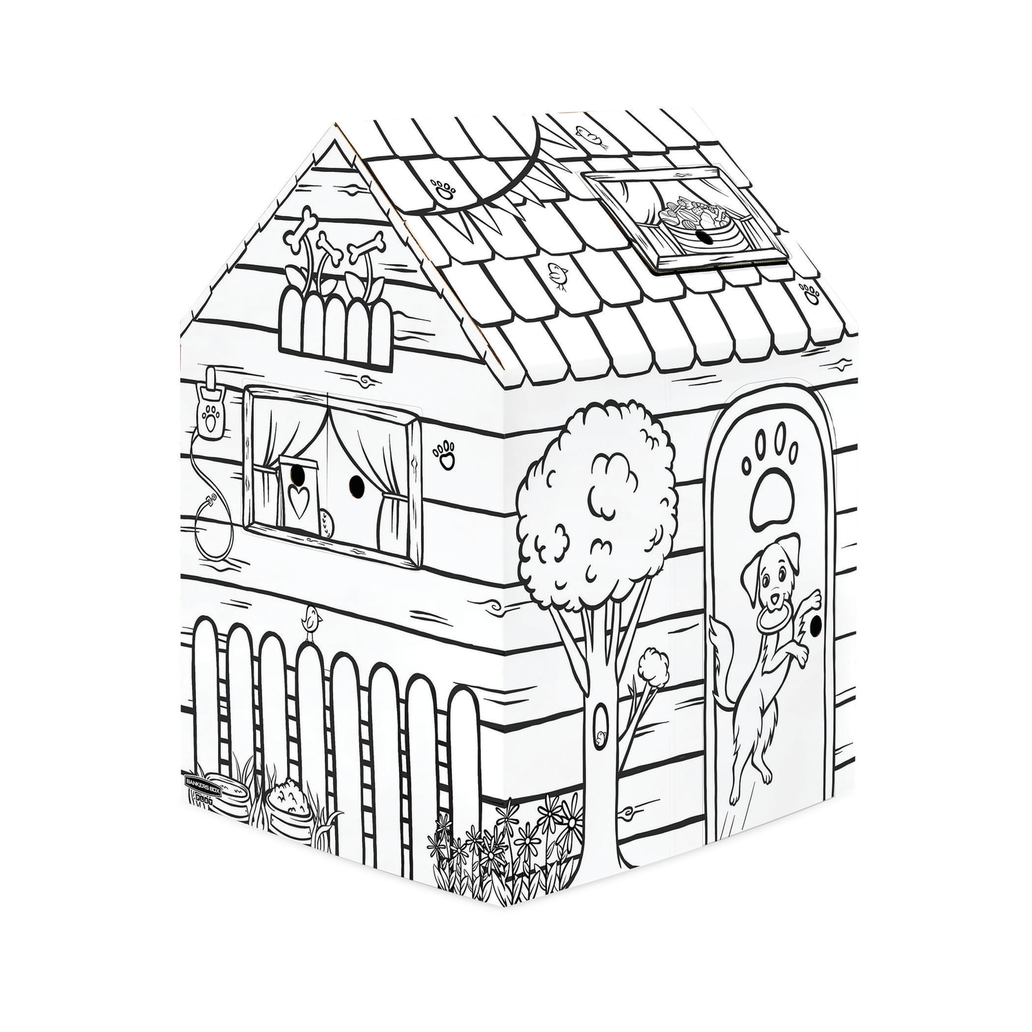 Bankers Box At Play Playhouse, 38inL x 32inW x 48inH, Doghouse - Image 5