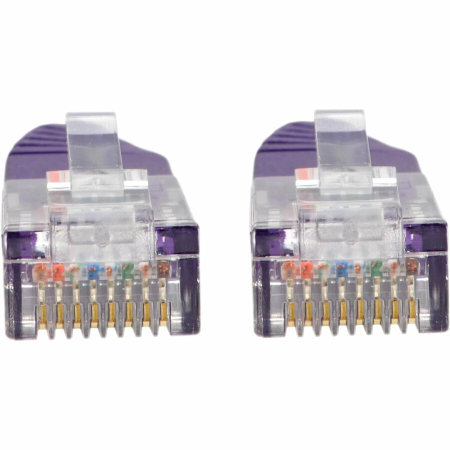 Tripp Lite Cat5e 350 MHz Molded UTP Patch Cable (RJ45 M/M), Purple, 6 ft. - First End: 1x RJ-45 Male Network - N002006PU - Image 4