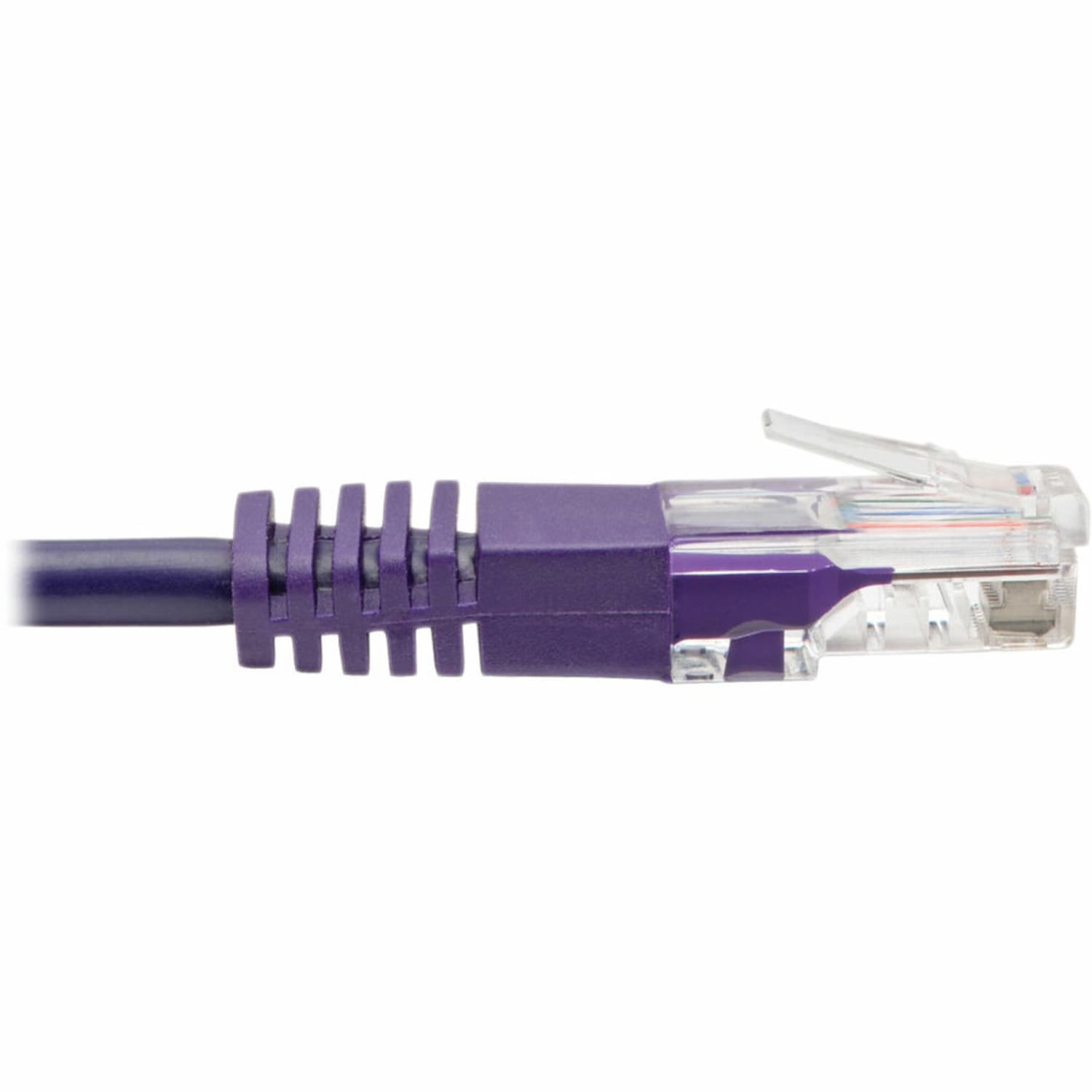 Tripp Lite Cat5e 350 MHz Molded UTP Patch Cable (RJ45 M/M), Purple, 6 ft. - First End: 1x RJ-45 Male Network - N002006PU - Image 5