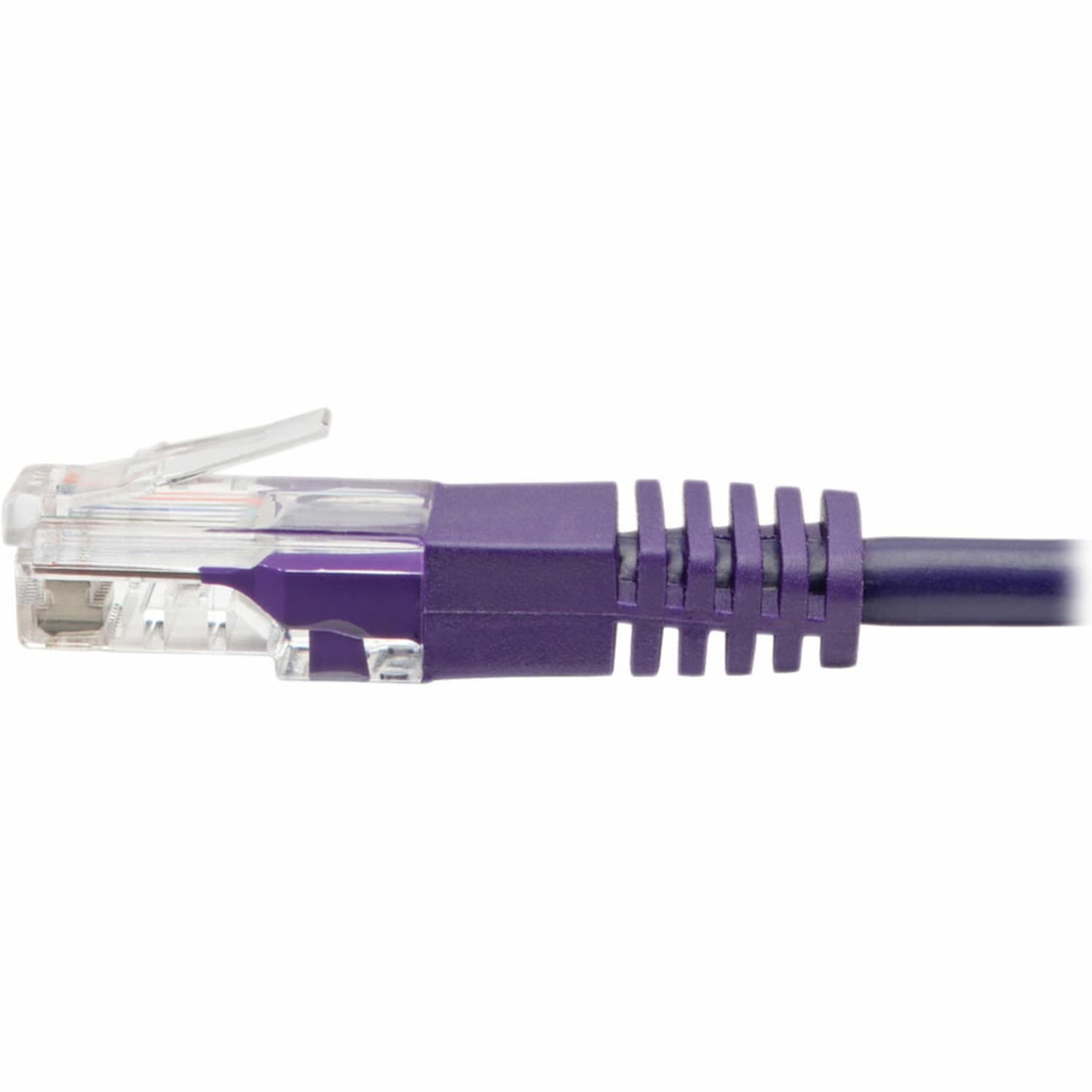 Tripp Lite Cat5e 350 MHz Molded UTP Patch Cable (RJ45 M/M), Purple, 6 ft. - First End: 1x RJ-45 Male Network - N002006PU - Image 6