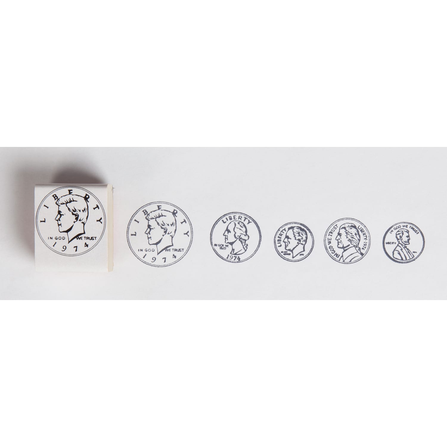 Ready 2 Learn Coin Stamps - Heads, 5 Stamps Per Set, Pack Of 3 Sets - Image 3