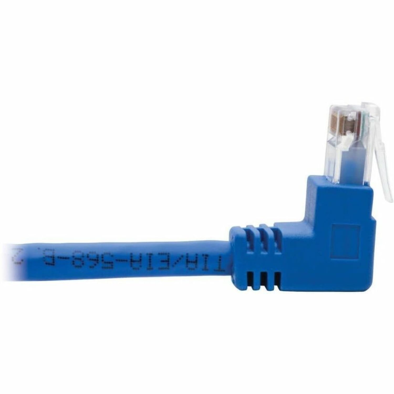 Tripp Lite Cat6 Patch Cable Up-Angled/Down Angled UTP Molded M/M Blue 1ft - First End: 1x RJ-45 Male Network - N204001BLUD - Image 6